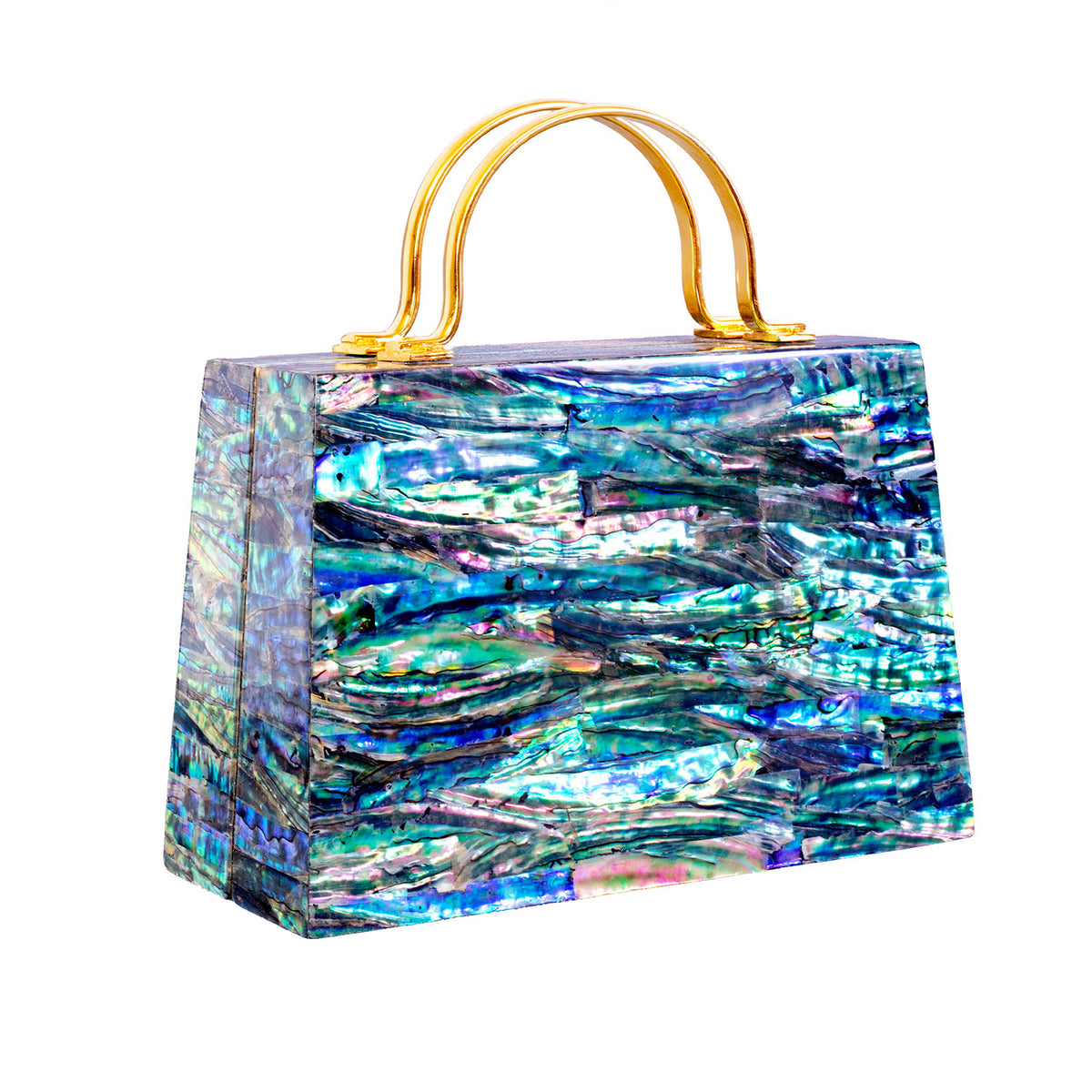 vintage Handbag in real Mother of Pearl