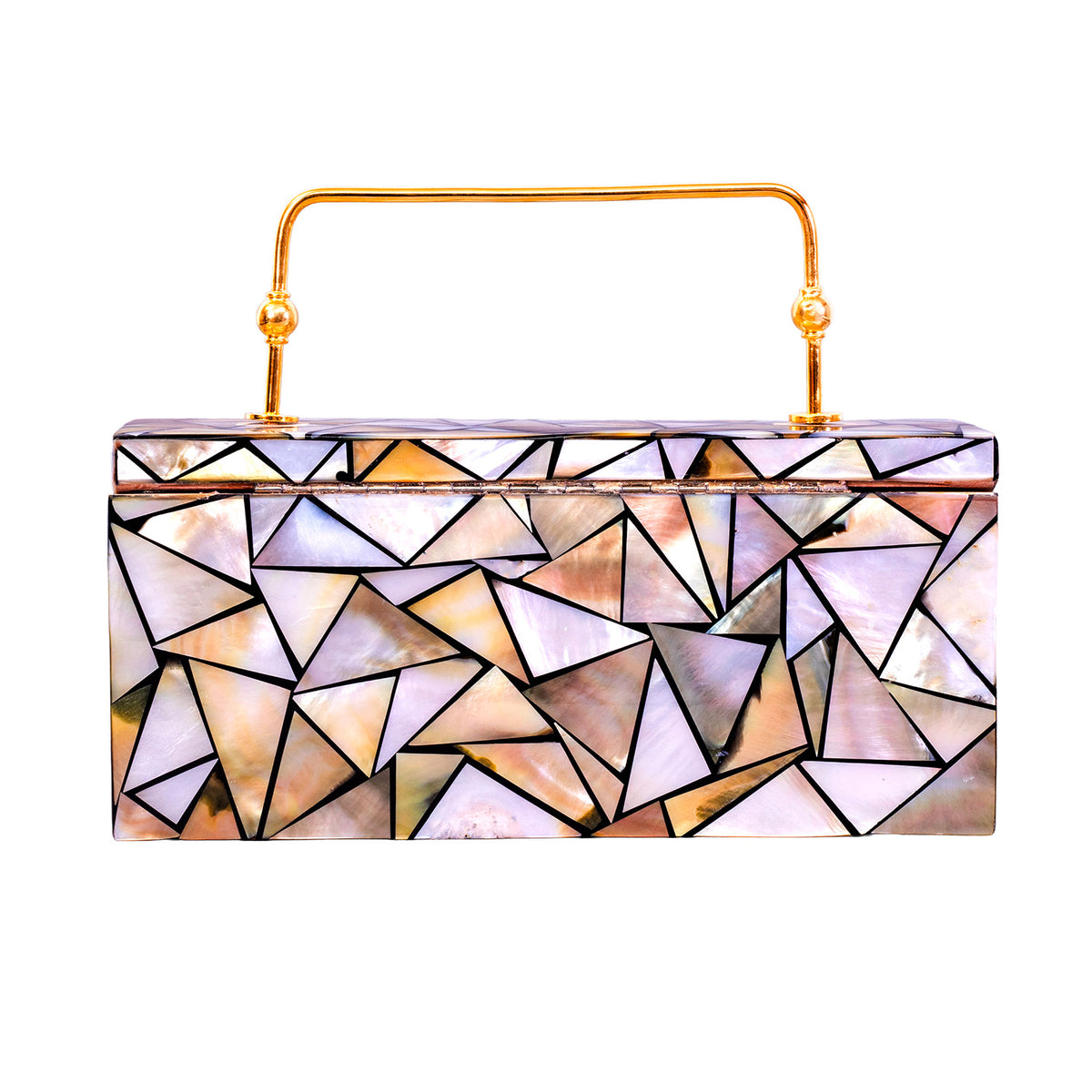 vintage Handbag in real Mother of Pearl