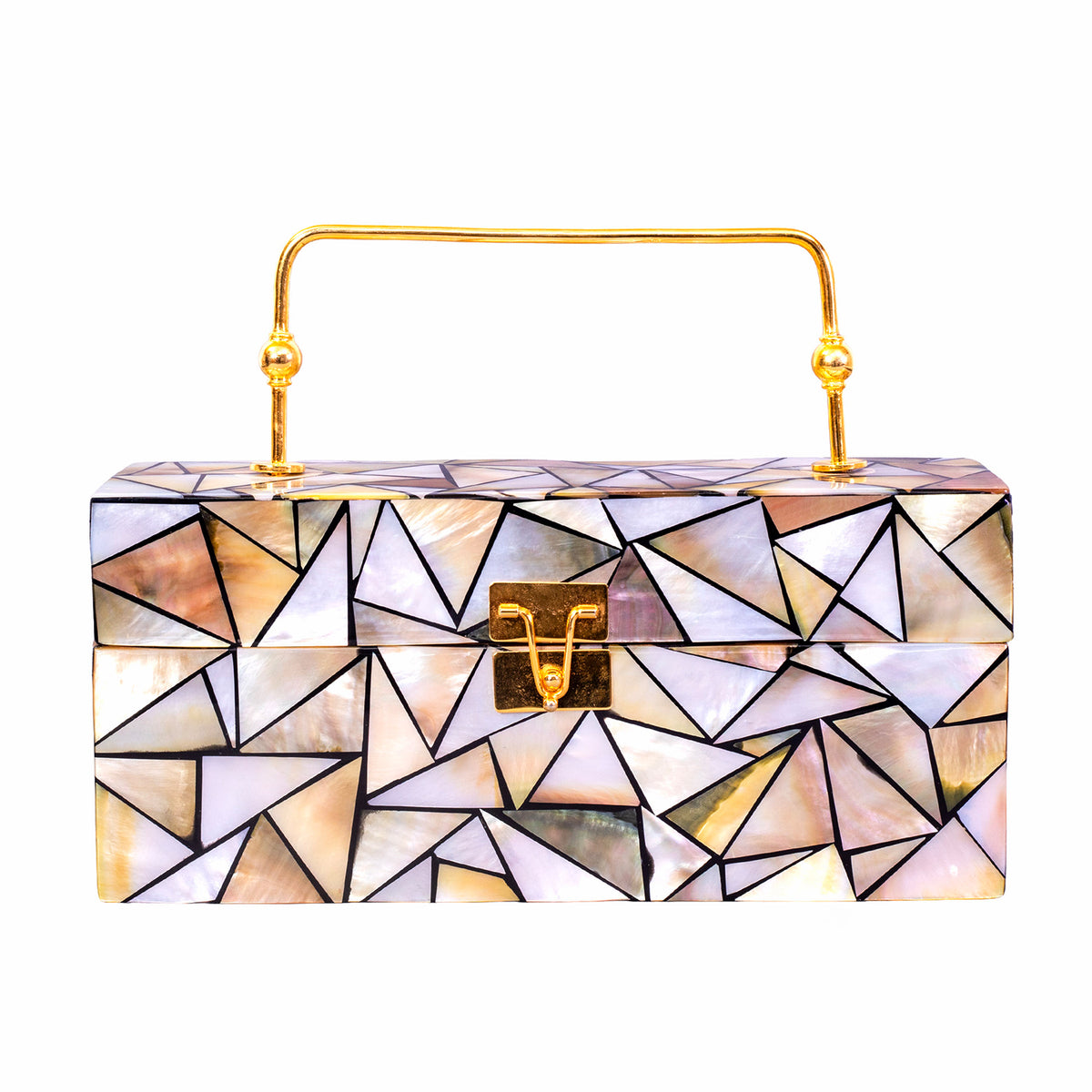 vintage Handbag in real Mother of Pearl
