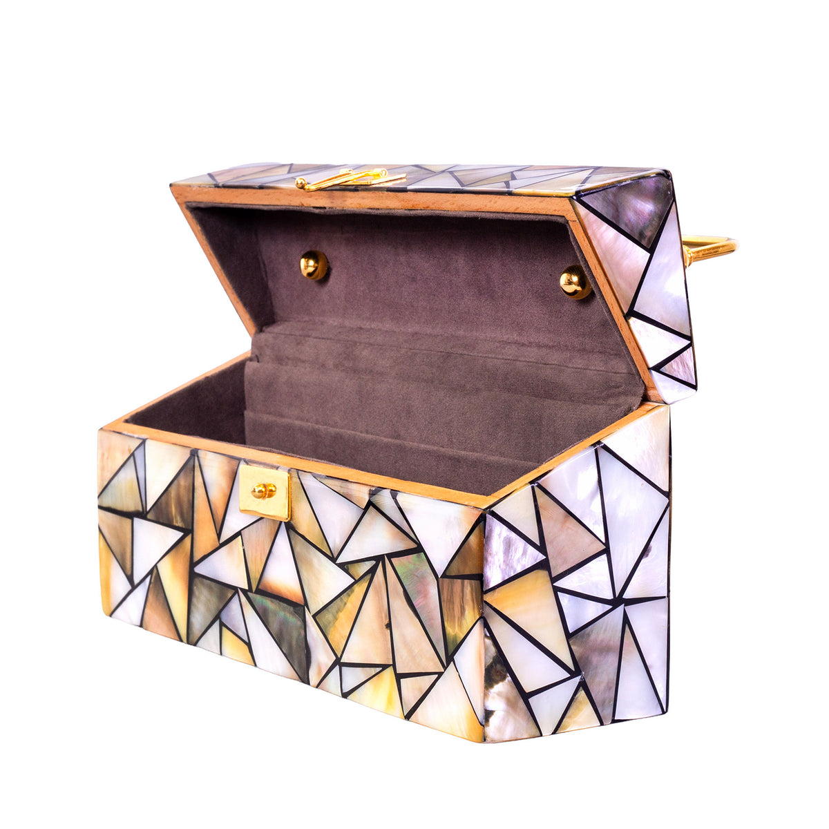 vintage Handbag in real Mother of Pearl