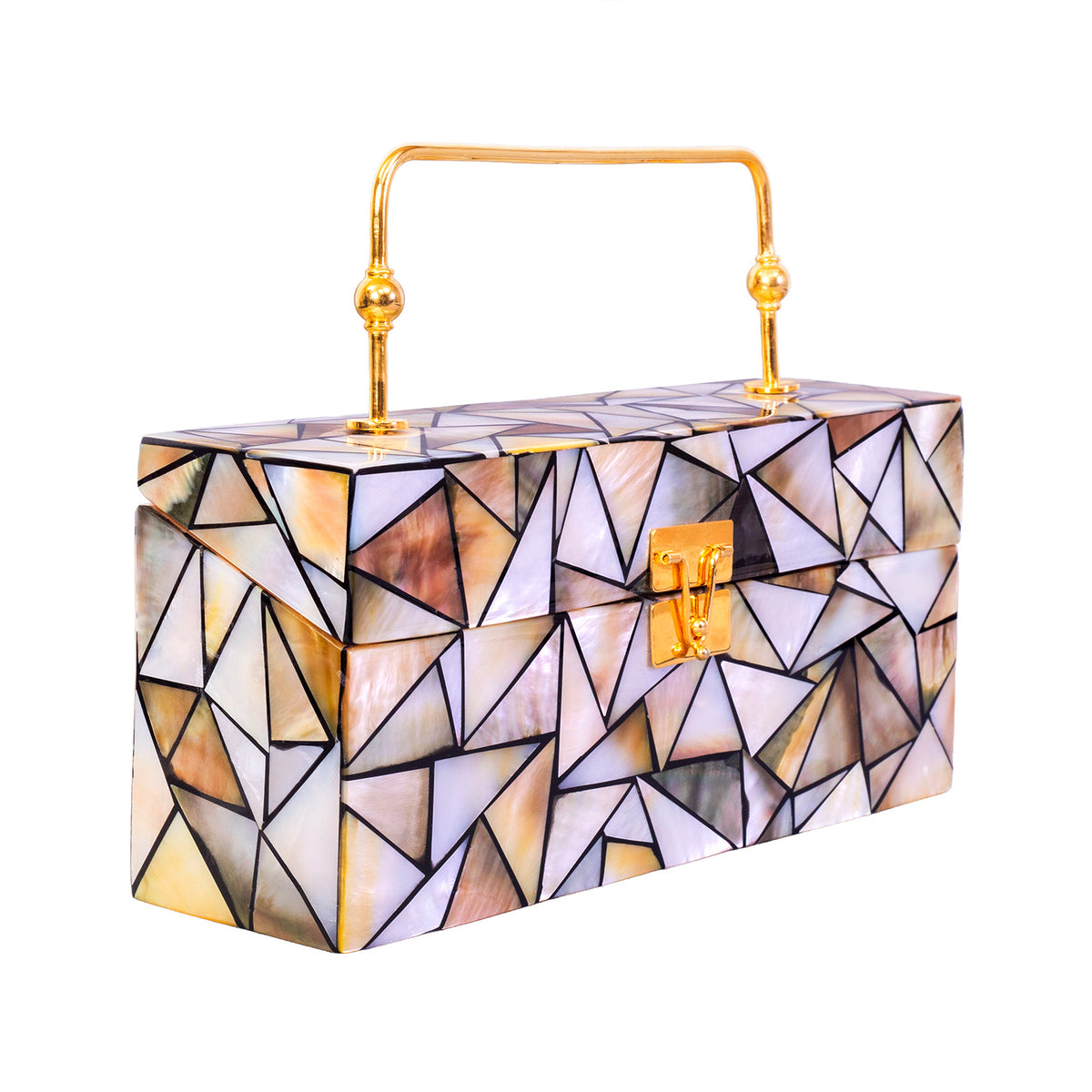 vintage Handbag in real Mother of Pearl