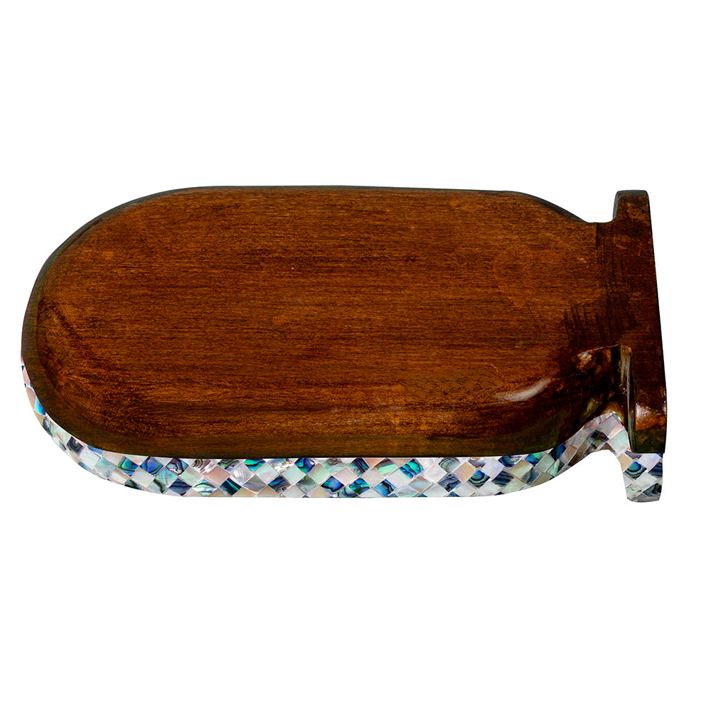 Egyptian jewelry box inlaid with mother of pearl