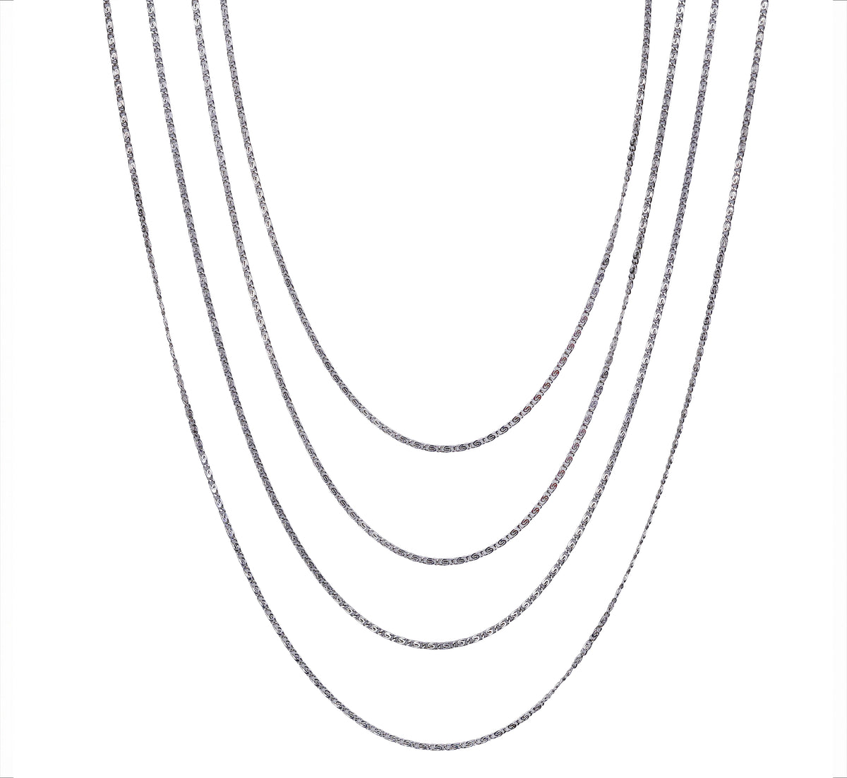 :925 Sterling Silver Egyptian Isis Goddess Pendant Necklace with Blue Mother of Pearl Inlay