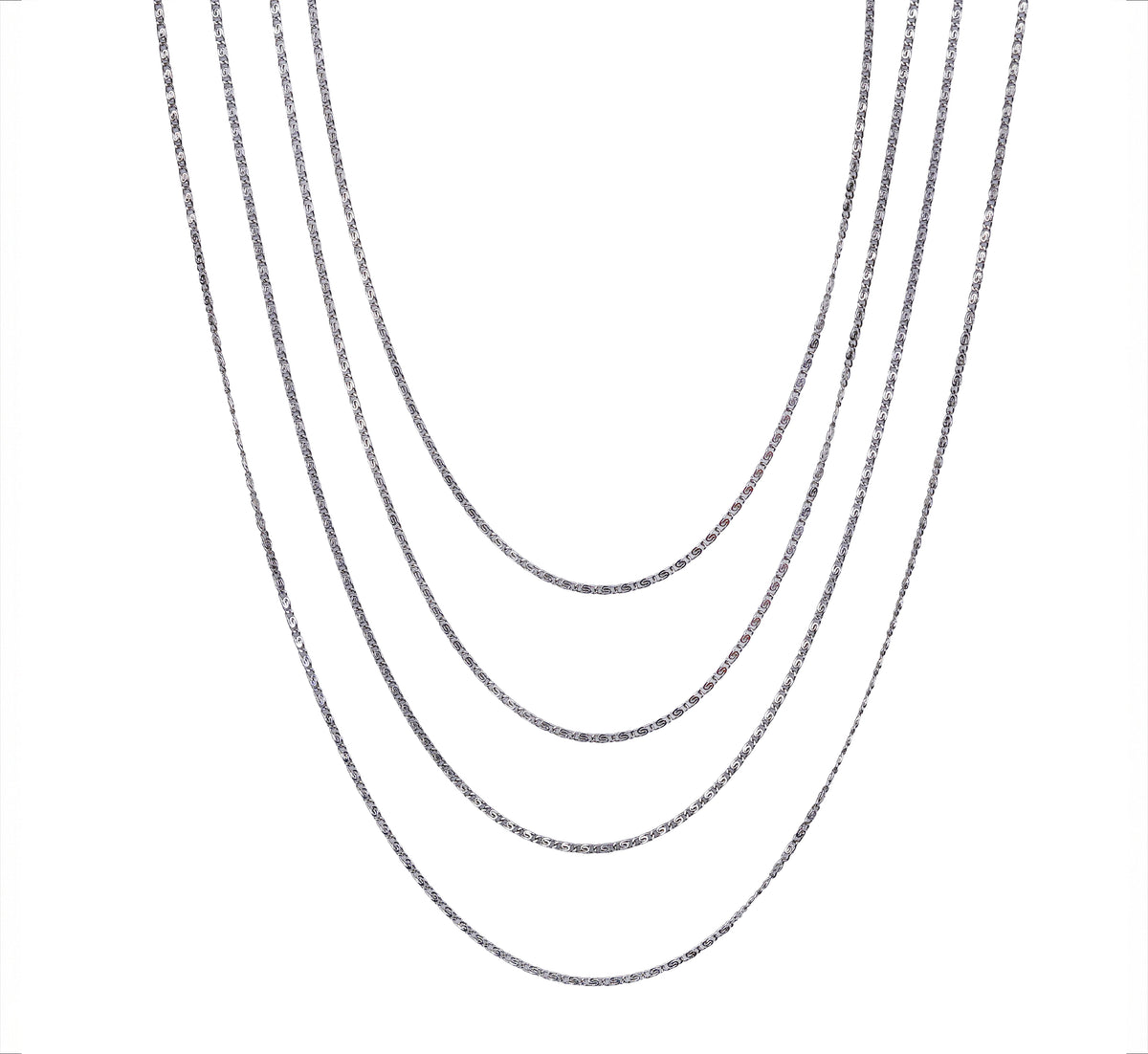Sterling Silver 925 Ankh Pendant with Filigree Design and Mother of Pearl Inlays, Paired with a 925 Silver ChainMaterial