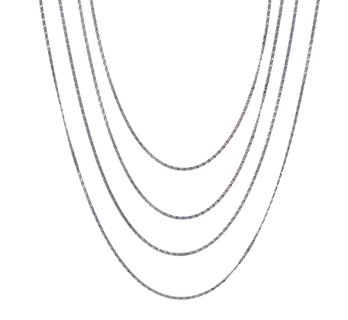 Sterling Silver 925 Ankh Cross Pendant with Matching Chain Necklace
