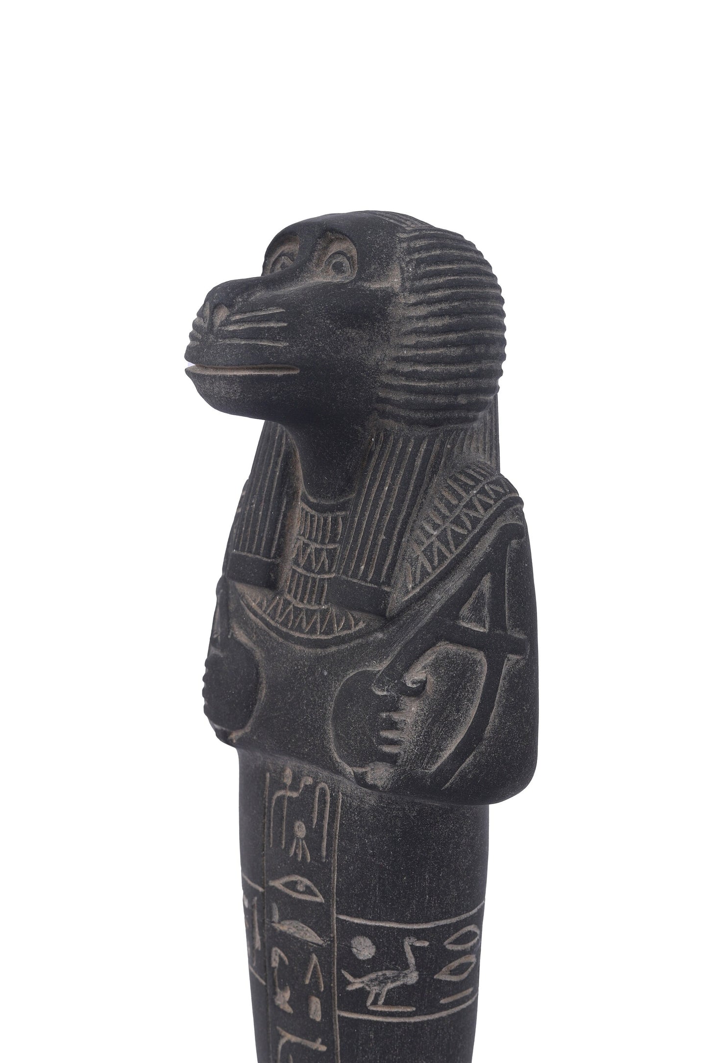 Statue of Egyptian Ushabti of Thoth as a Baboon the Symbol of Wisdom in Old Egypt