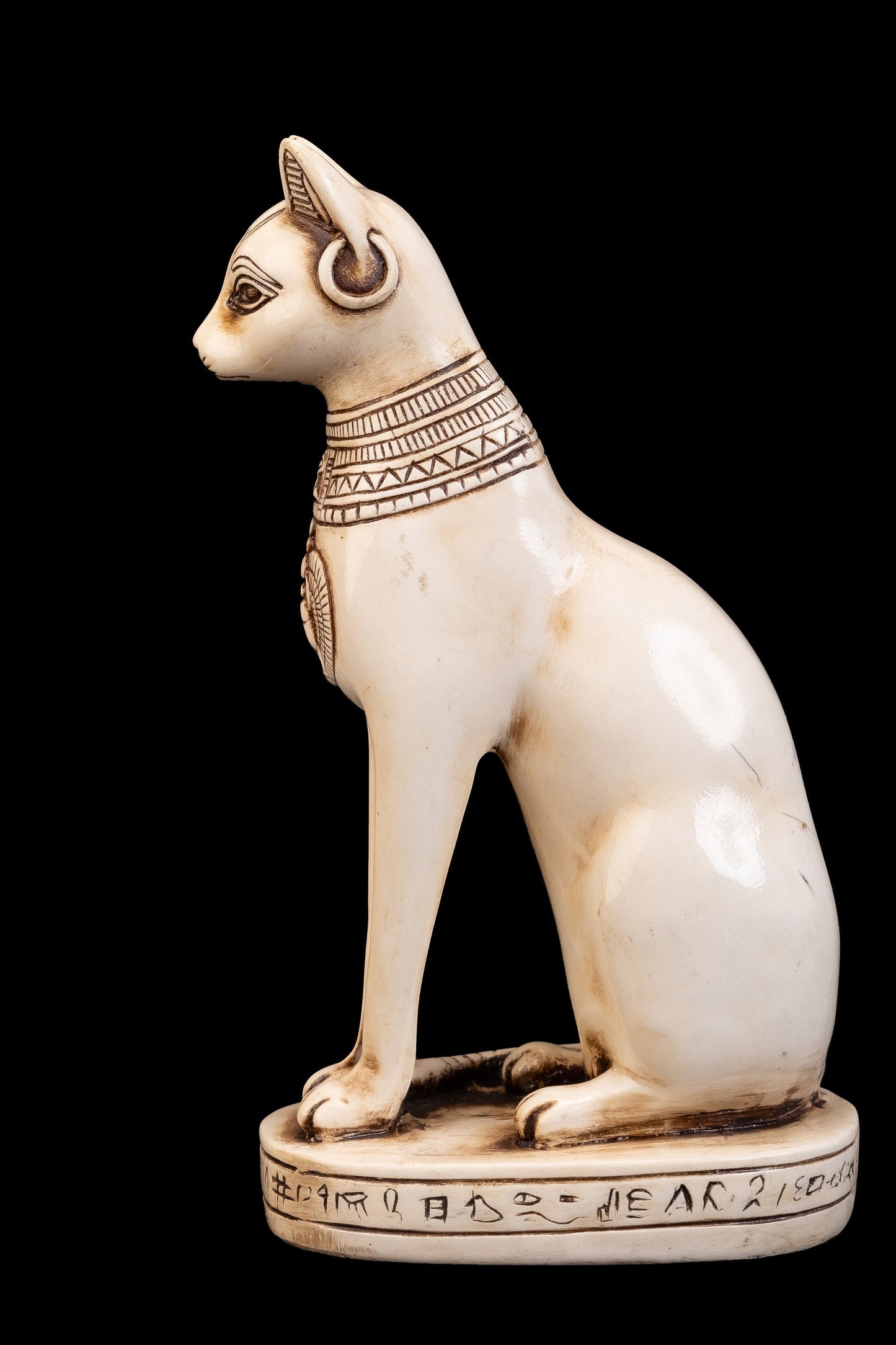 Statue of Egyptian Art Goddess bastet Cat made of polystone