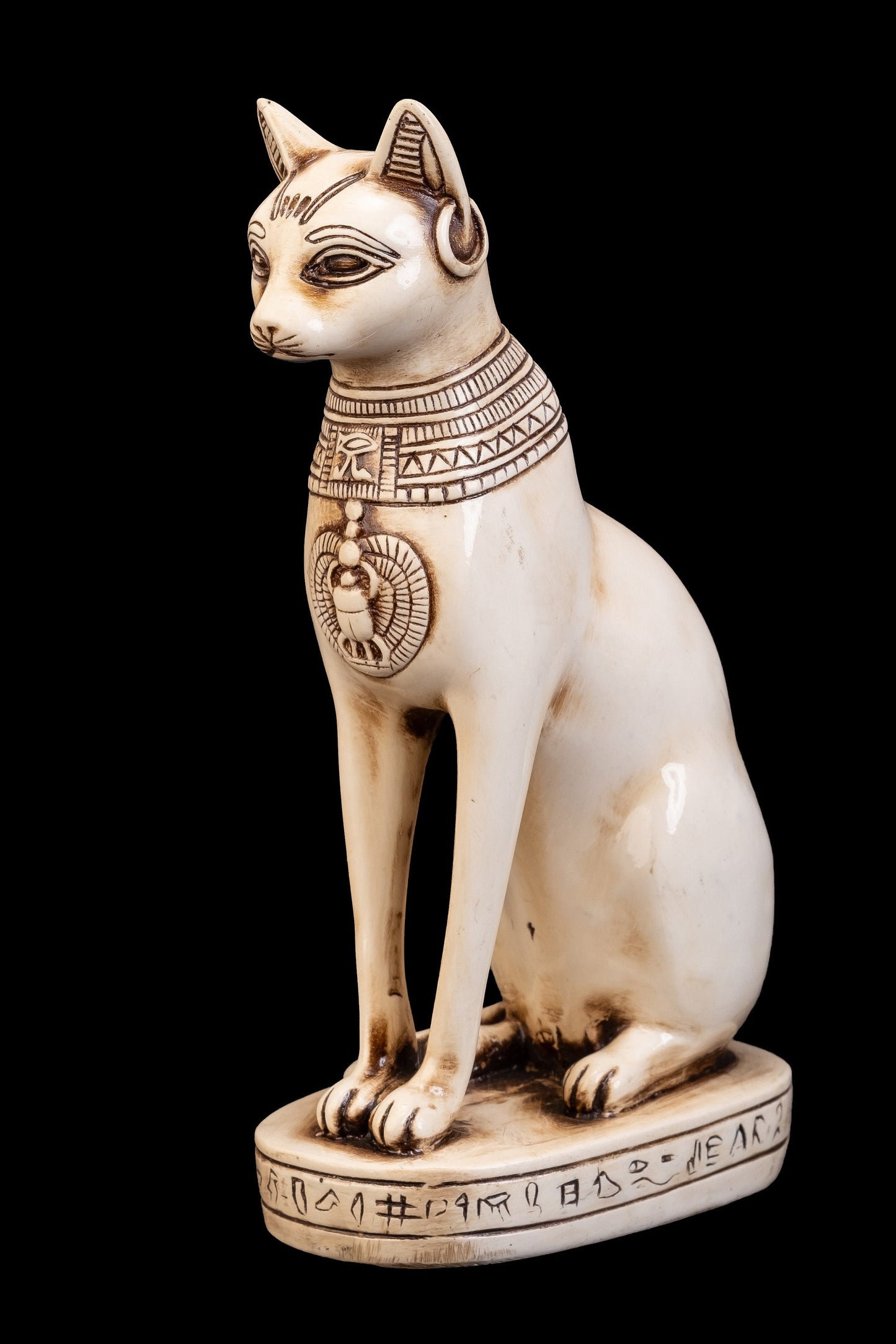 Statue of Egyptian Art Goddess bastet Cat made of polystone