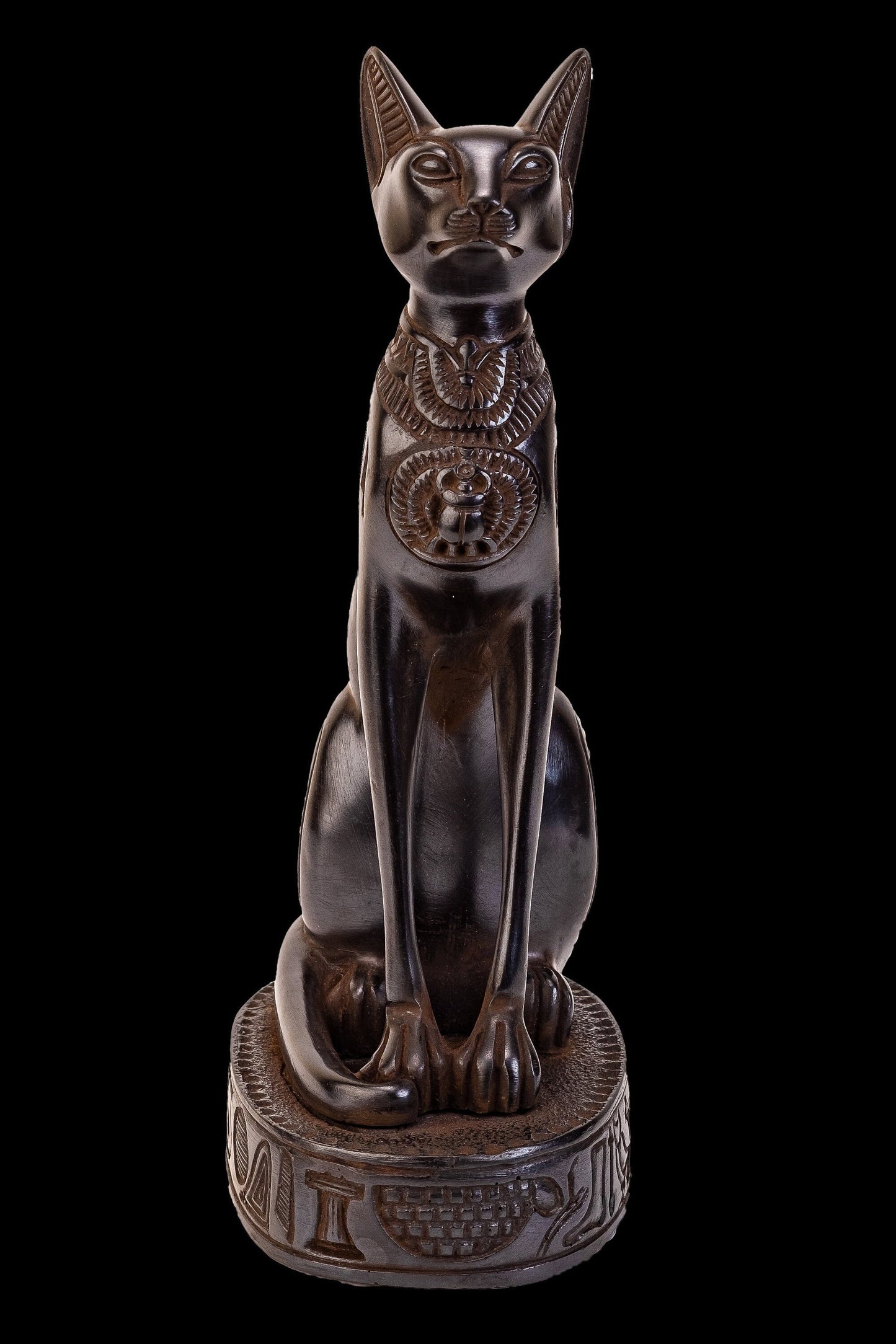 Statue of Egyptian cat bastet made of polystone