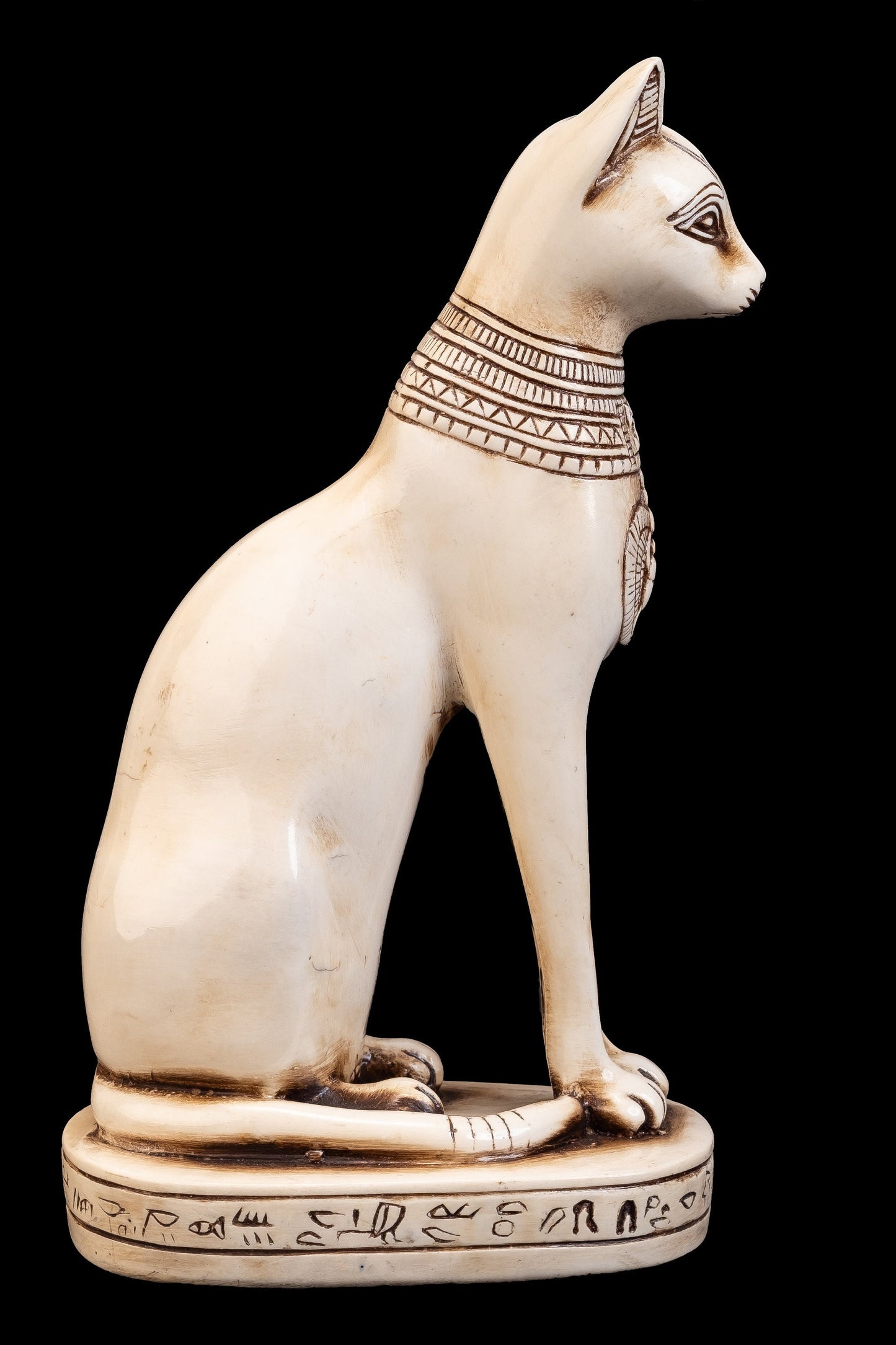 Statue of Egyptian Art Goddess bastet Cat made of polystone