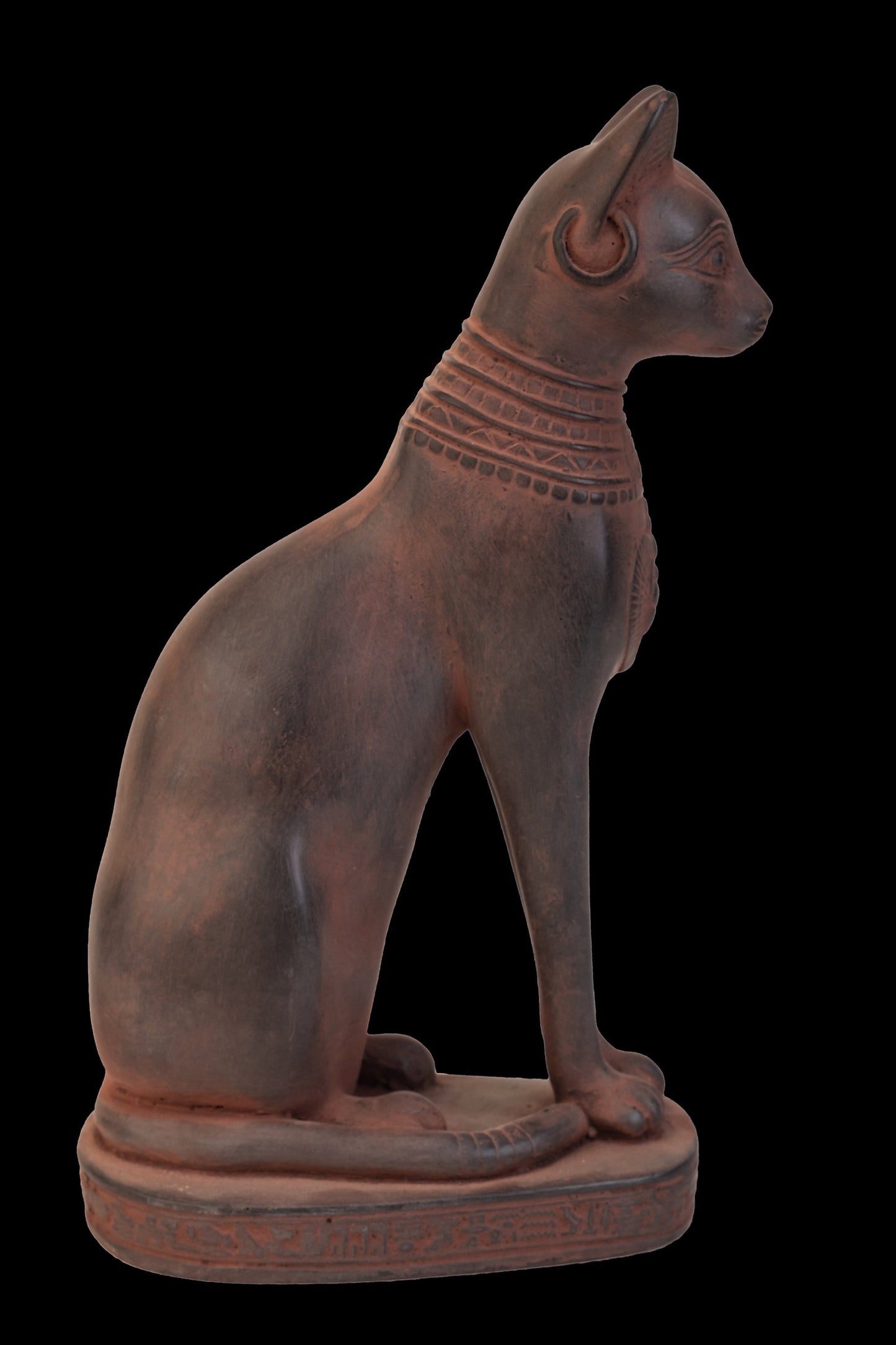 Statue of Egyptian Art bastet Cat made of heavy stone