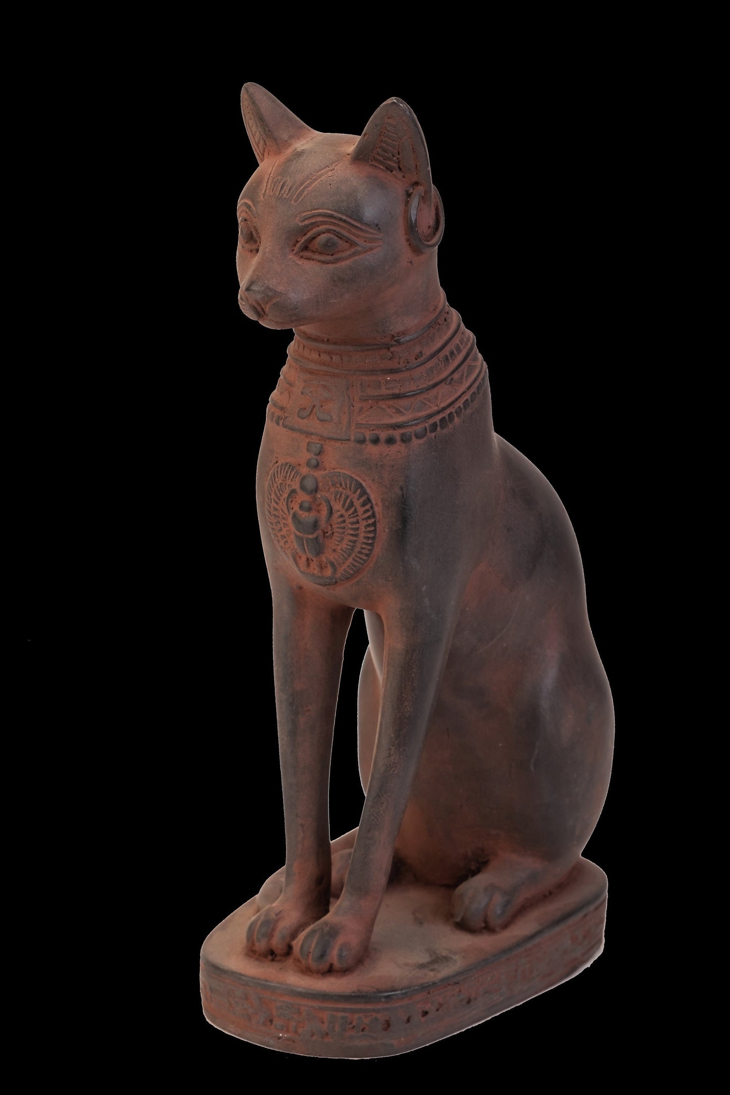 Statue of Egyptian Art bastet Cat made of heavy stone