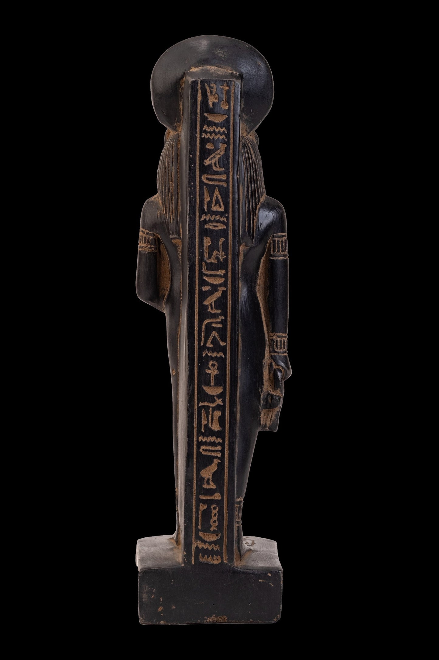 Ancient Egyptian statue of Sekhmet, whose Lioness head with a woman's body has the eye of the sun