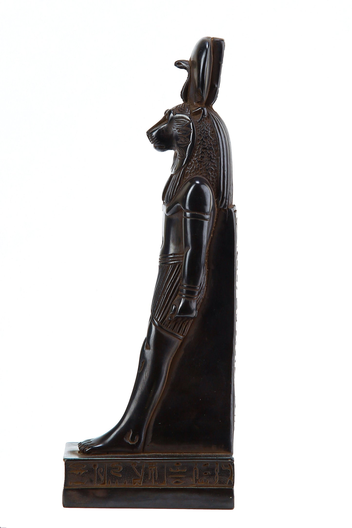 Unique ancient Egyptian statue of Sekhmet black stone made in Egypt