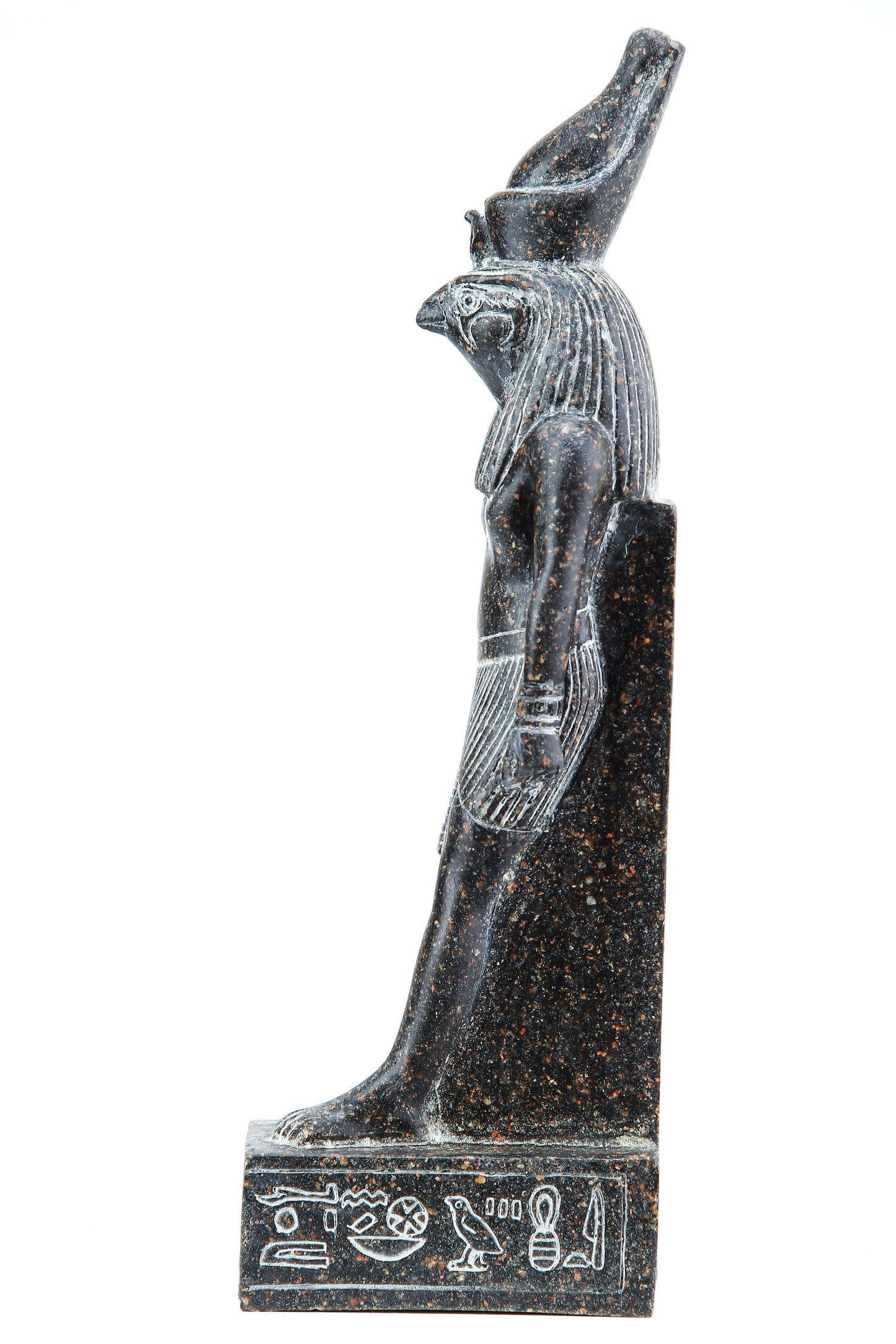 Egyptian statue Falcon Bird Horus made in Egypt. Horus is the son of Osiris and Isis