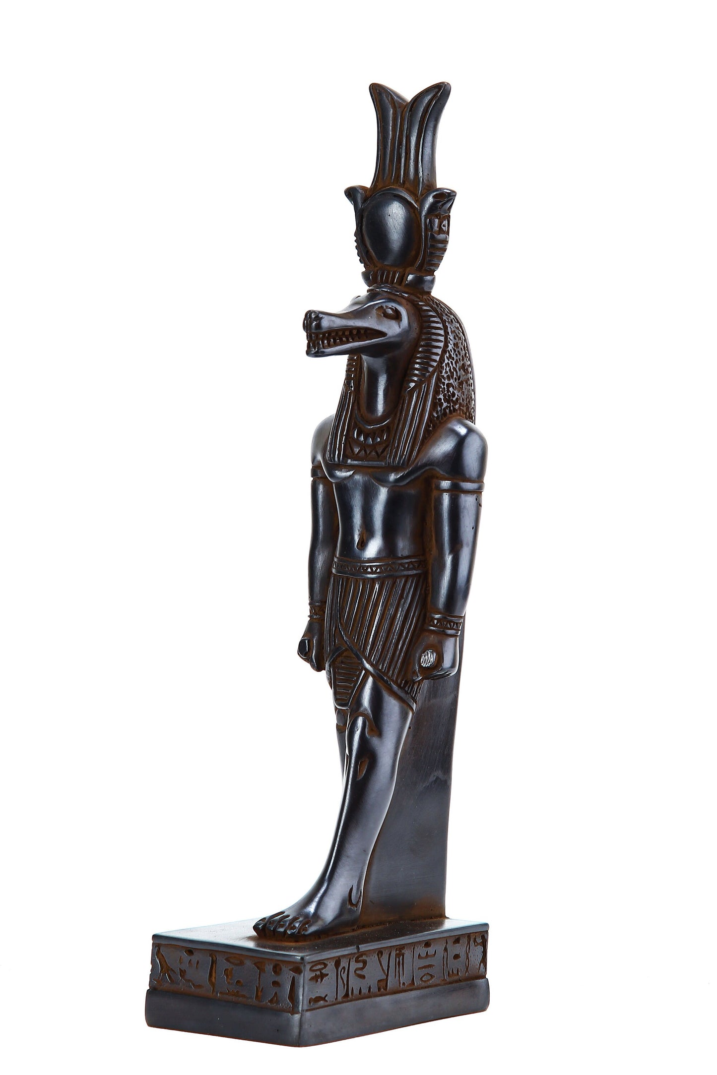 Statue of Egyptian Sobek crocodile Symbol of the Nile Sobek (also called Sebek) he is associated Nile crocodile. Made in Egypt