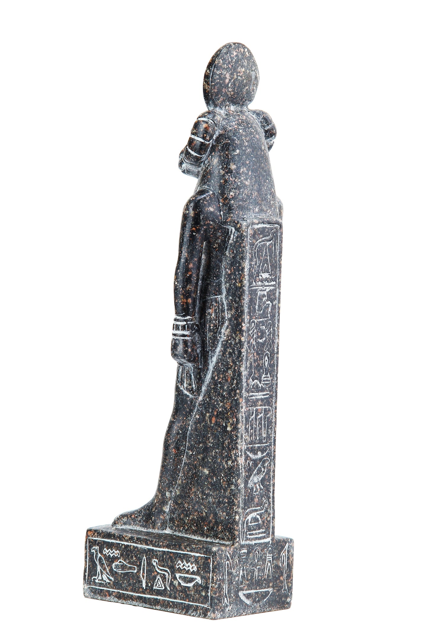 Statue of ancient Egyptian Khnum granite stone made in Egypt