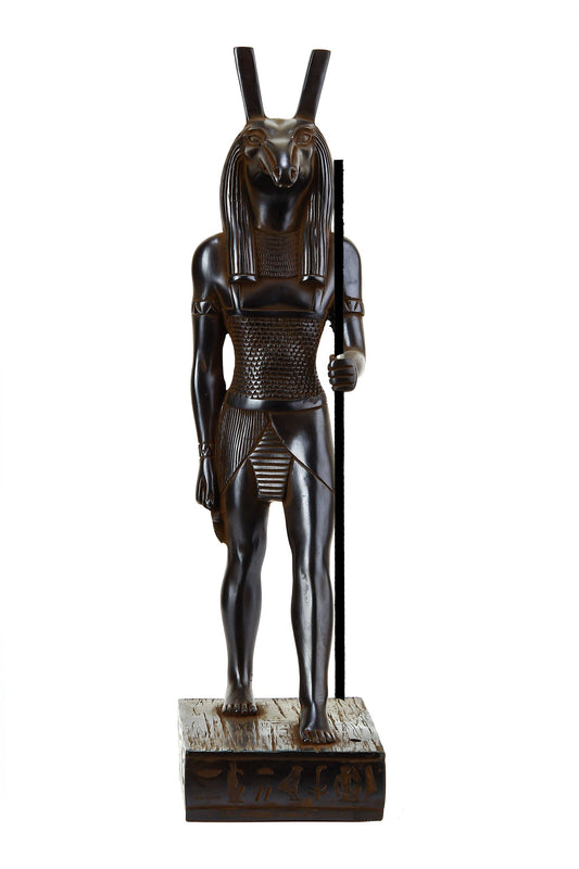 Egyptian statue of Set (Seth) and Suetekh was the Symbol of chaos, violence, deserts and storms.