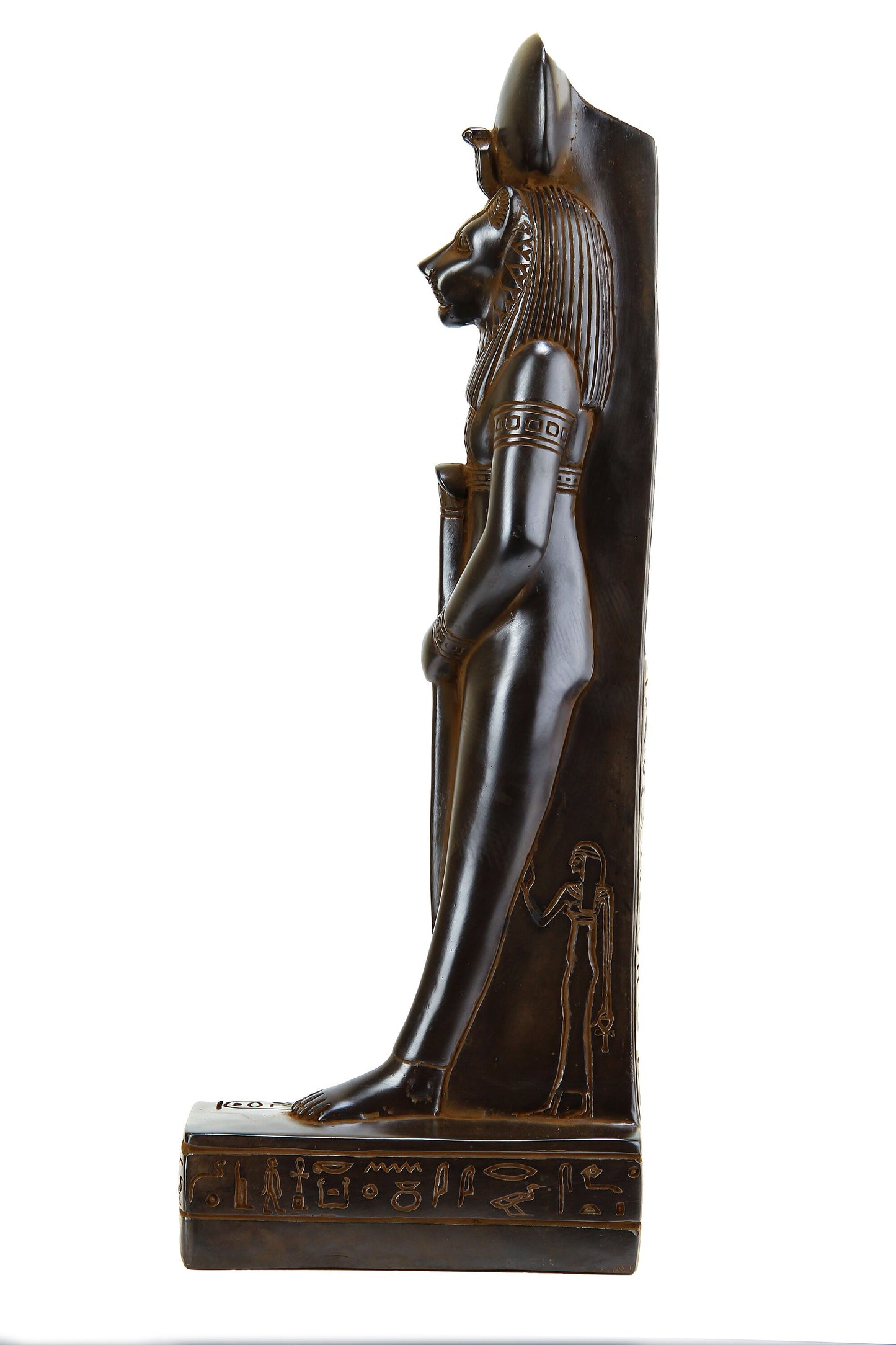 Ancient Egyptian statue of Sekhmet, also spelled of Sakhmet, in Old Egyptian religion, a goddess of war