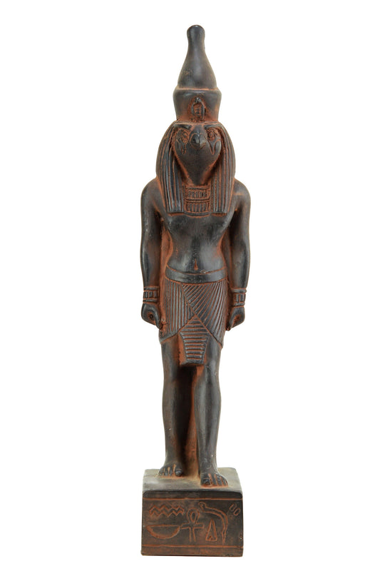 Unique Egyptian Falcon Bird God Horus large statue heavy stone made in Egypt