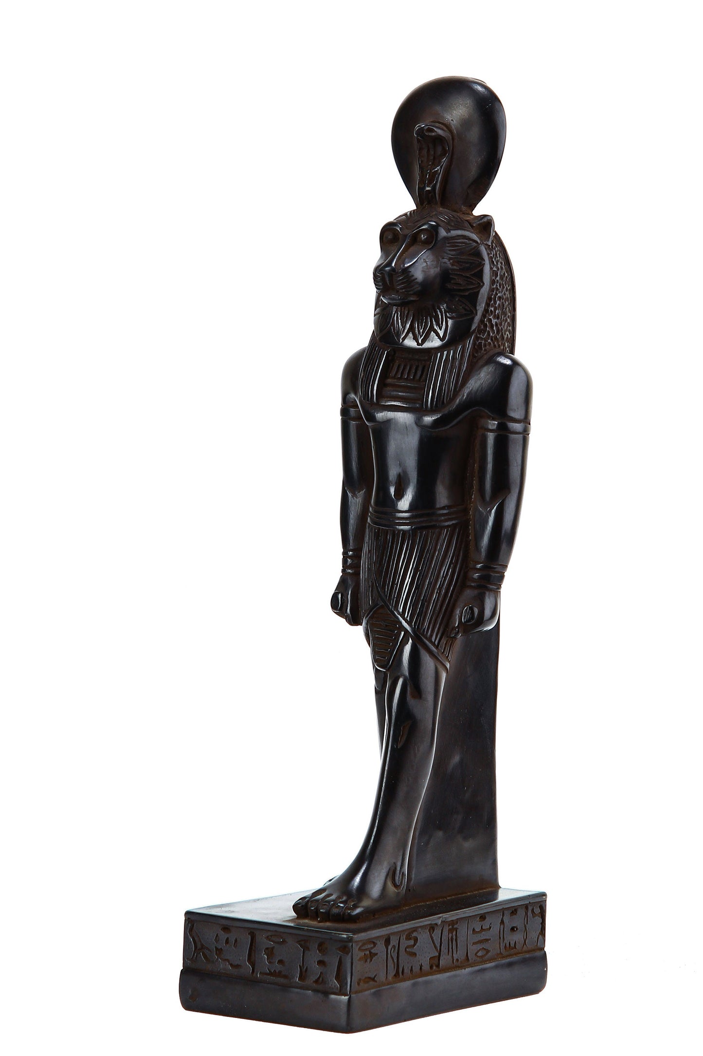 Unique ancient Egyptian statue of Sekhmet black stone made in Egypt