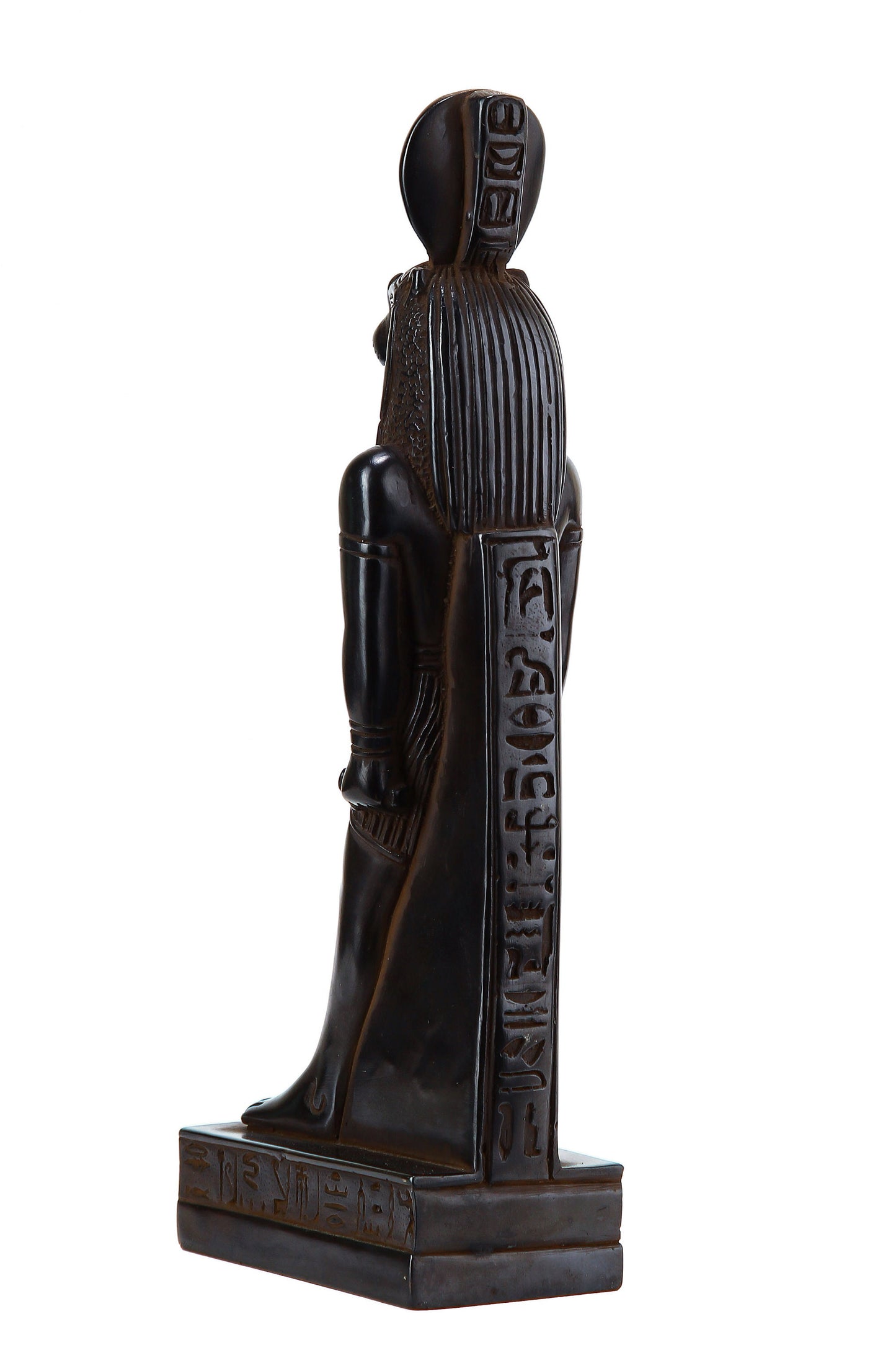 Unique ancient Egyptian statue of Sekhmet black stone made in Egypt