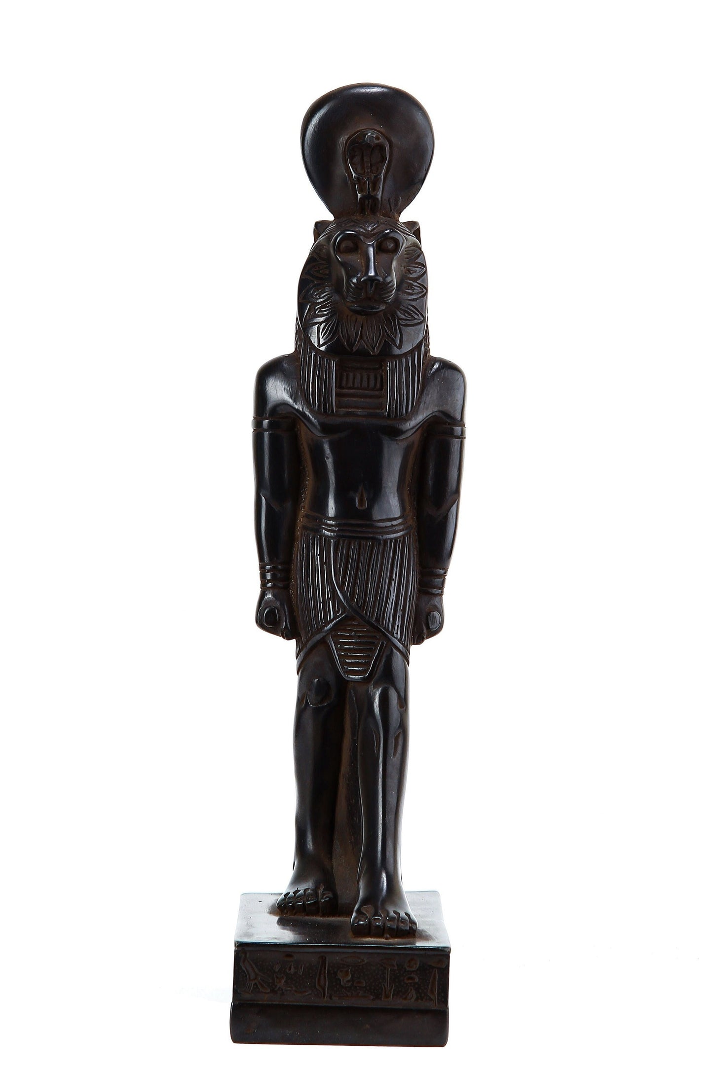 Unique ancient Egyptian statue of Sekhmet black stone made in Egypt