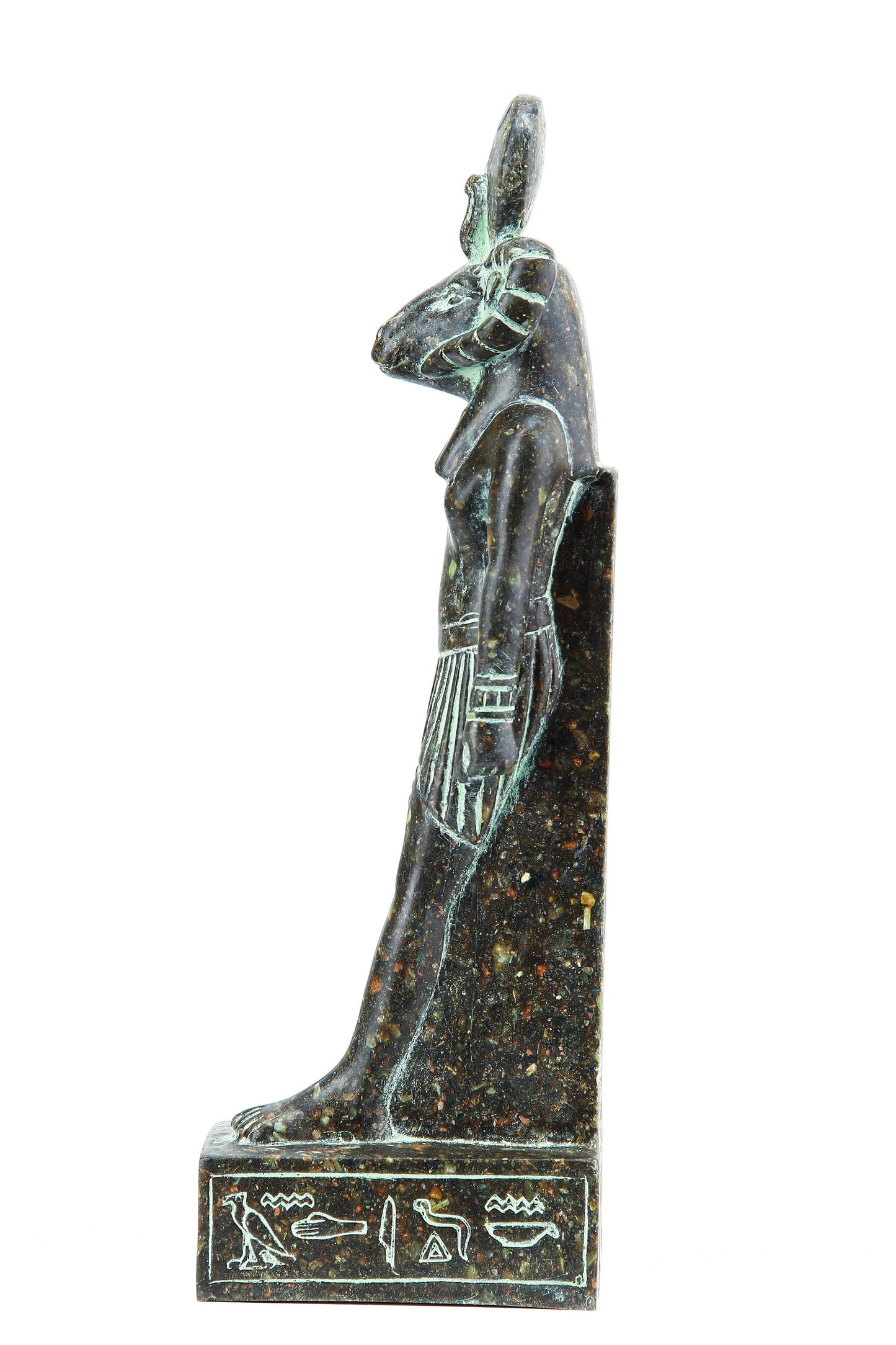 Statue of ancient Egyptian Khnum made in Egypt