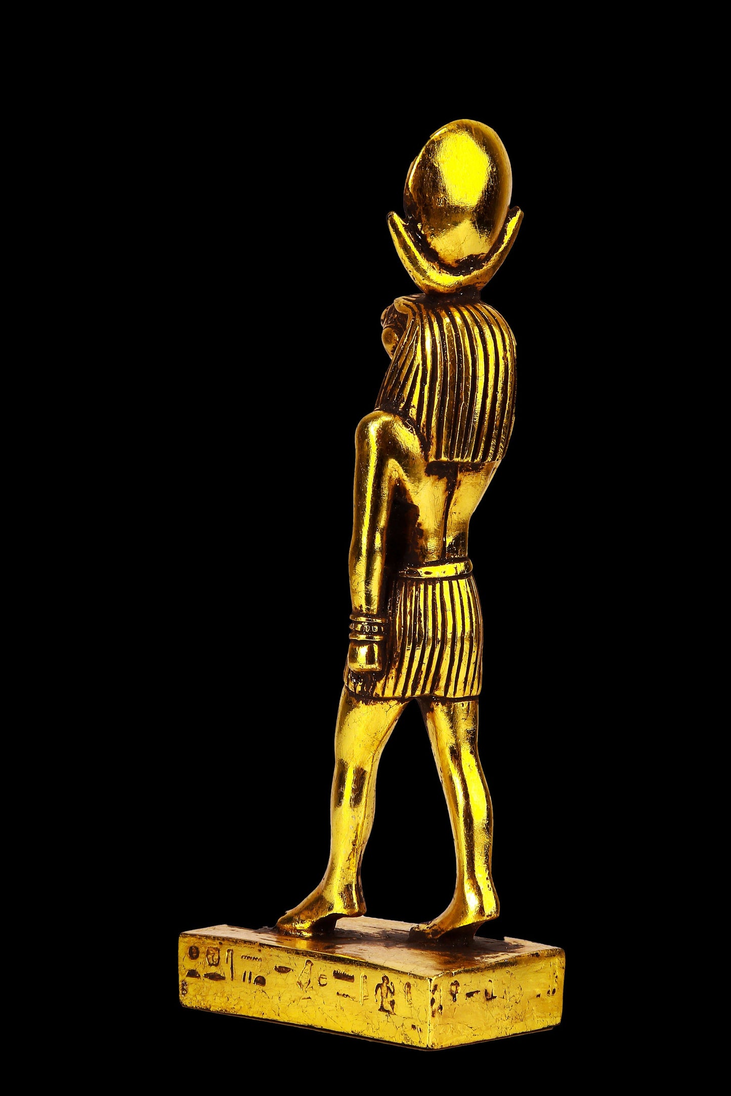 Ancient Egyptian statue of sun God Ra Harakhte made in Egypt In one of his many forms