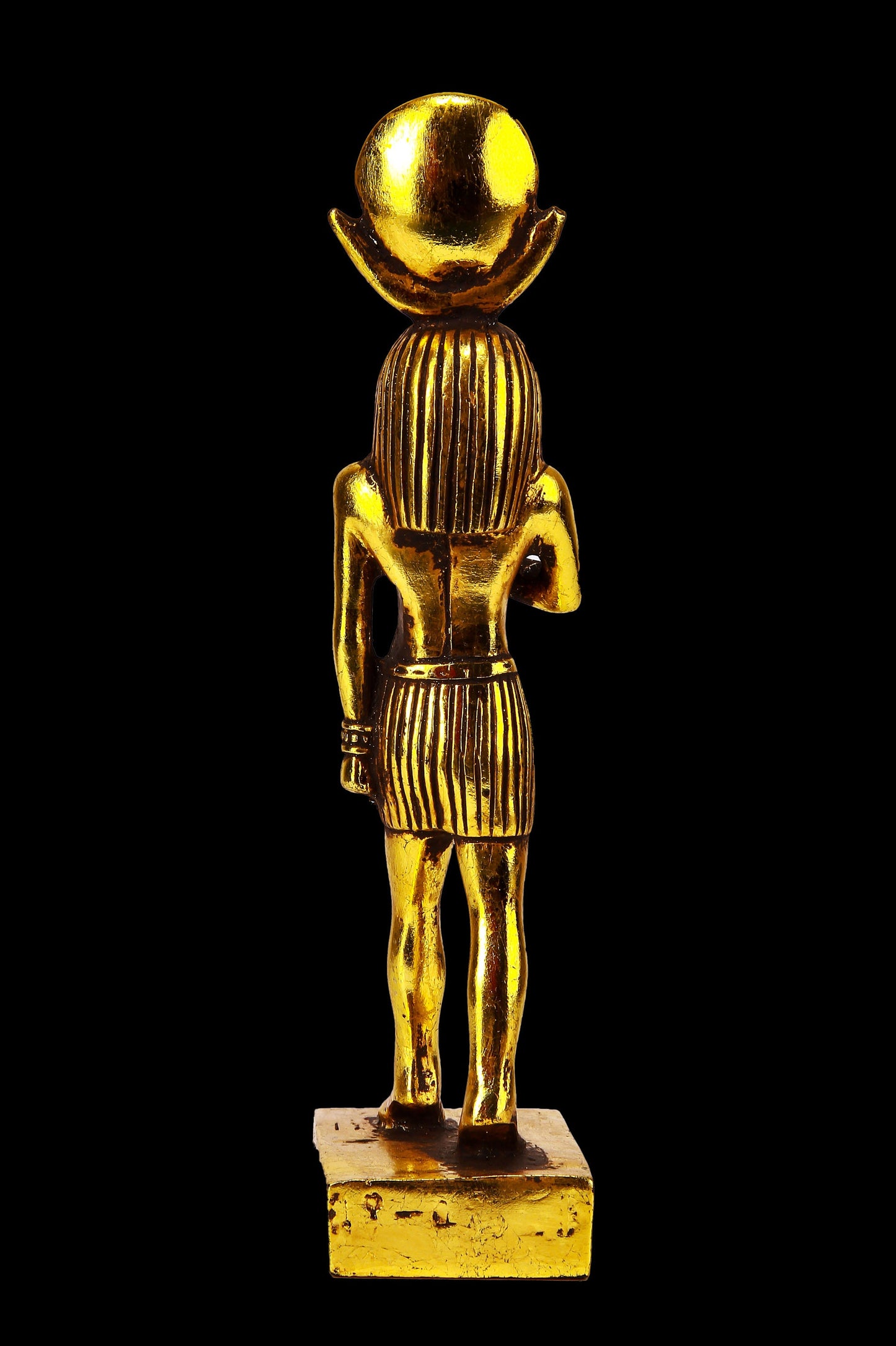 Ancient Egyptian statue of sun God Ra Harakhte made in Egypt In one of his many forms