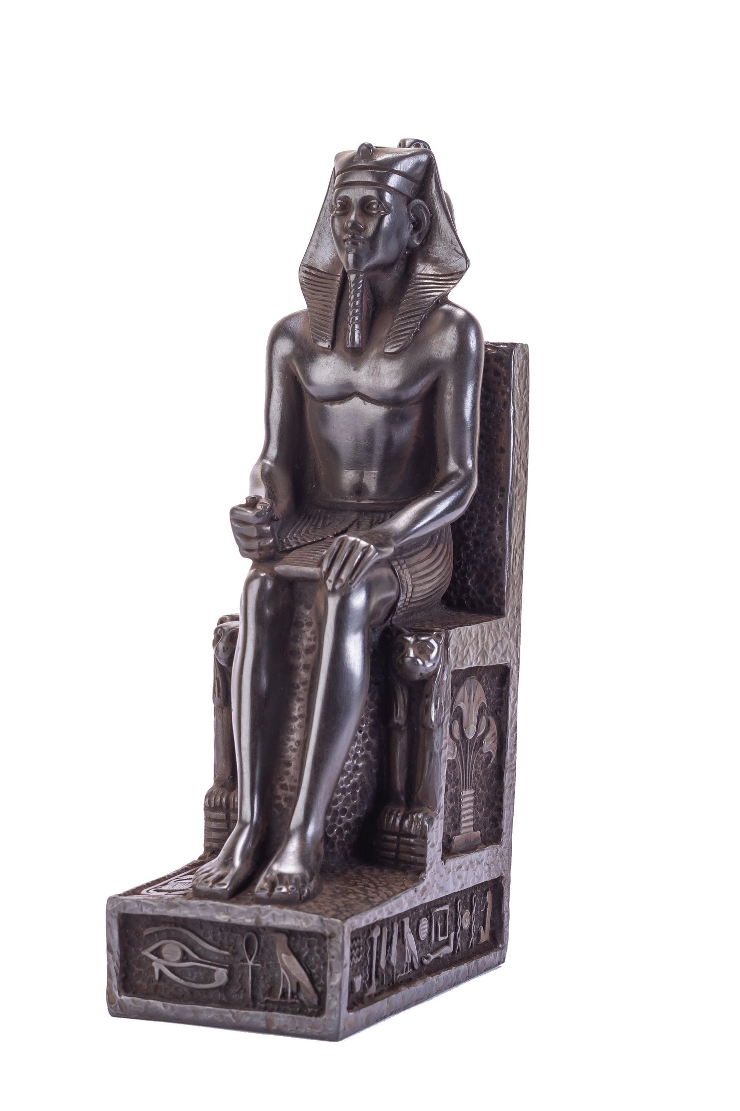 Unique ancient Egyptian Art statue of King Khafre heavy solid stone made in Egypt