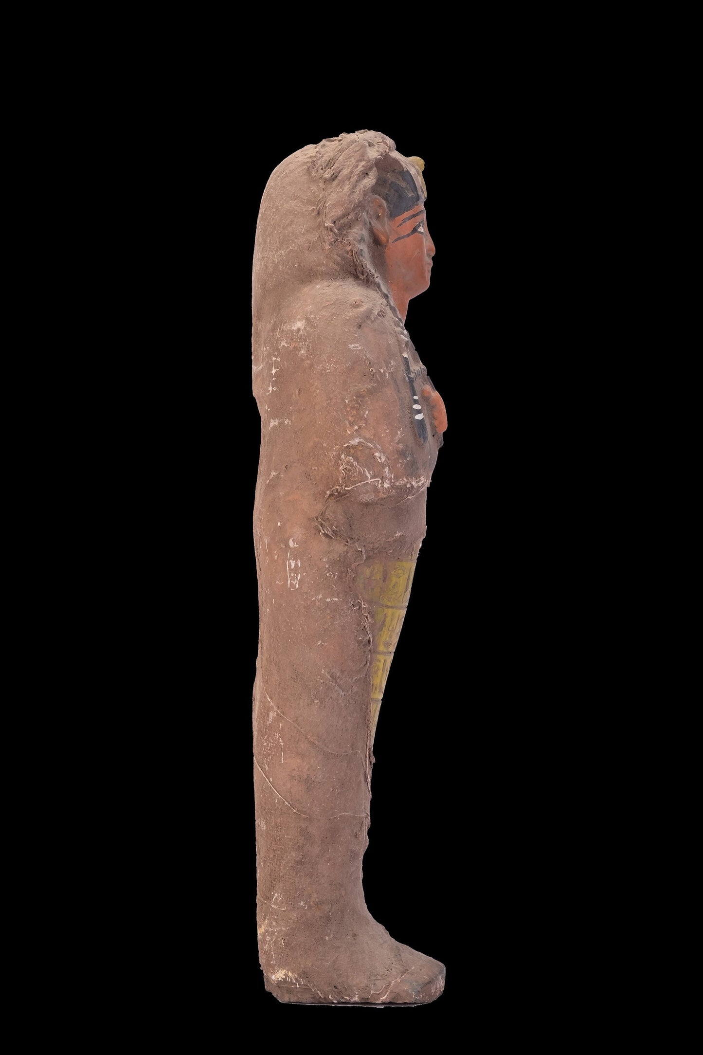 Marvelous Ushabti of king Tutankhamen . Heavy stone with unique carving on it wrap with linen made in Egypt