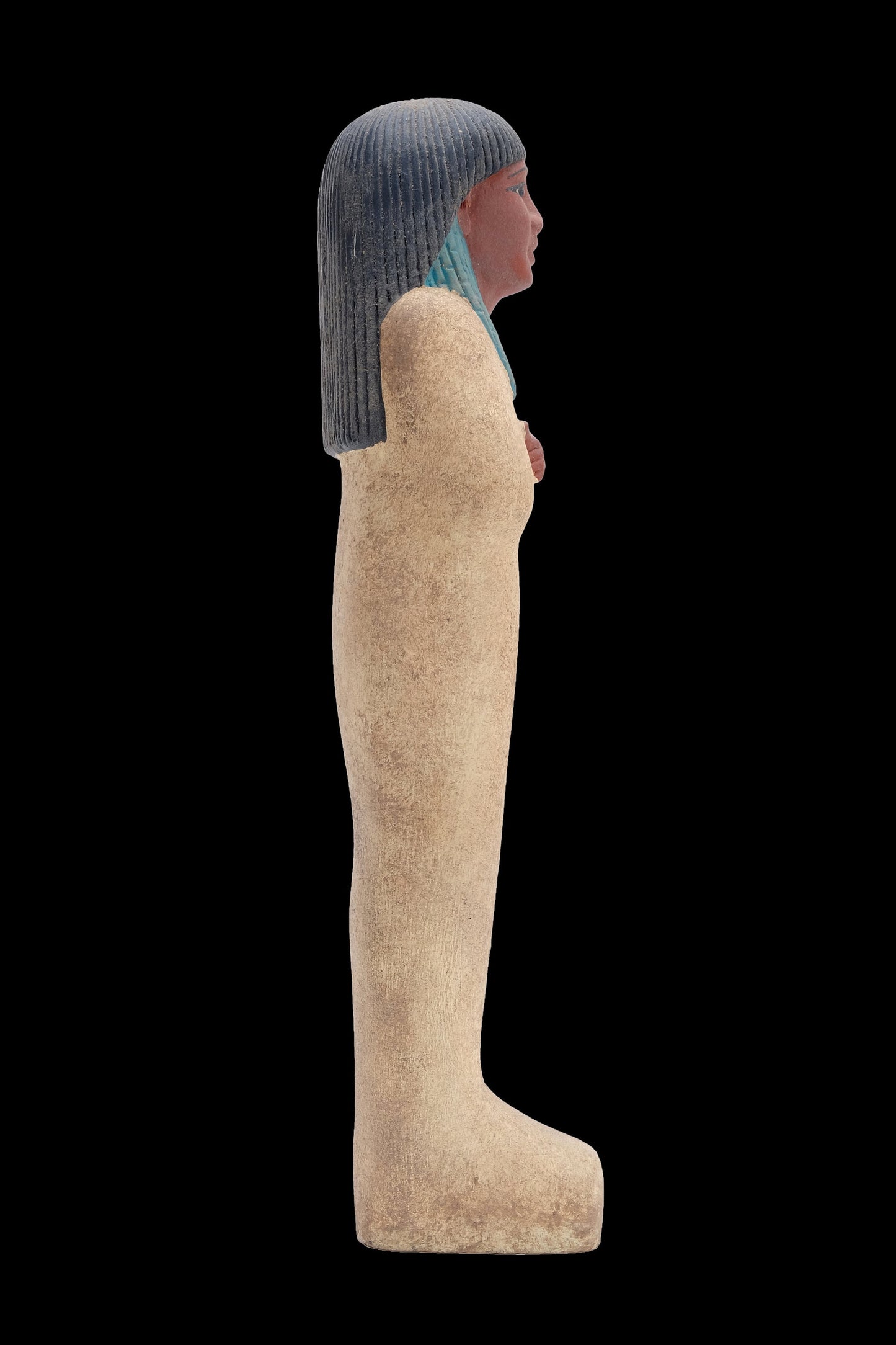 Statue of Egyptian Art Ushabti of Queen made of Lime stone handcrafted by hand made in Egypt