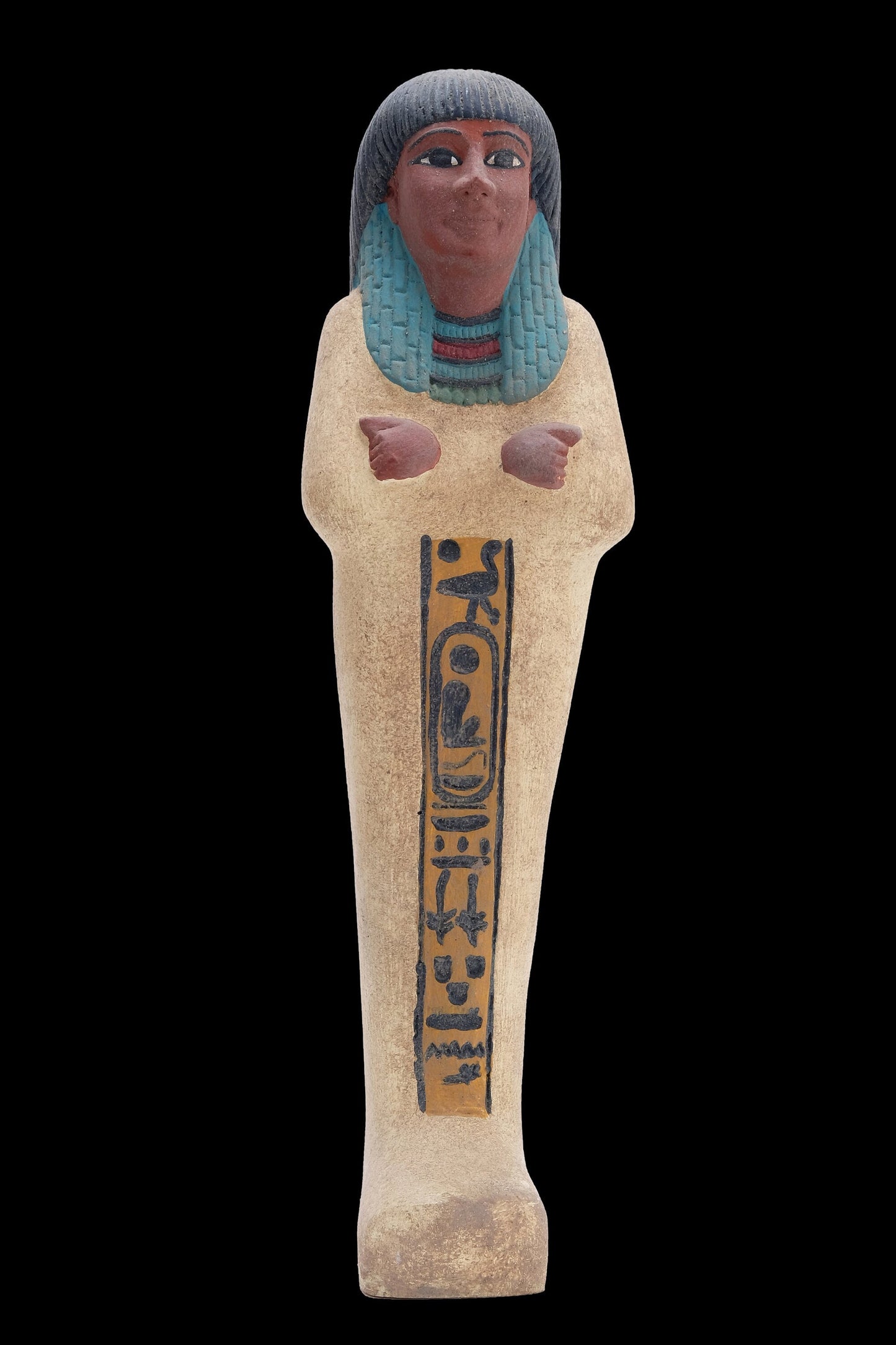 Statue of Egyptian Art Ushabti of Queen made of Lime stone handcrafted by hand made in Egypt