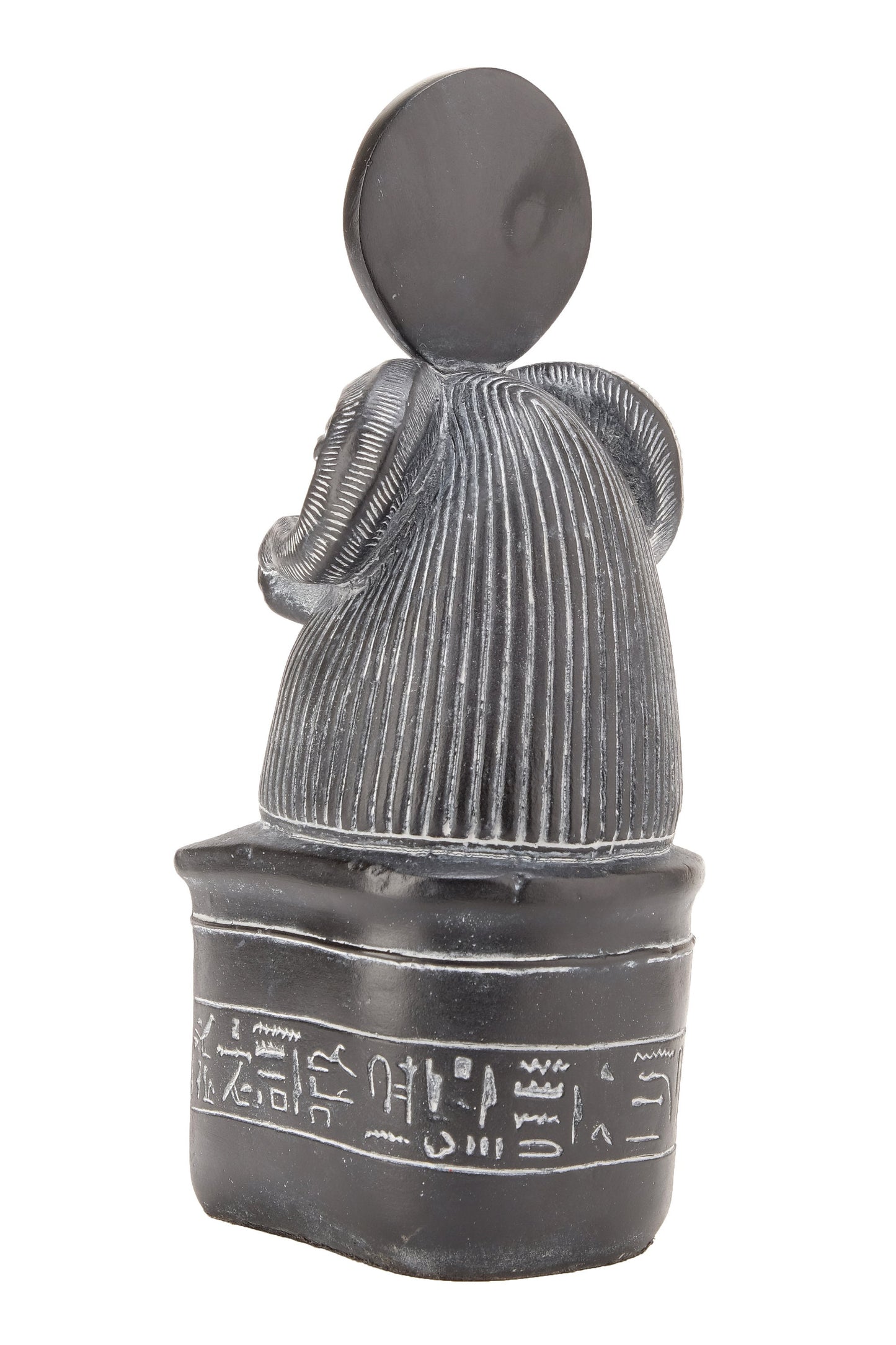 Amazing Khnum head Egyptian symbol of the Nile and fertility in form of Ram- black heavy stone made in Egypt