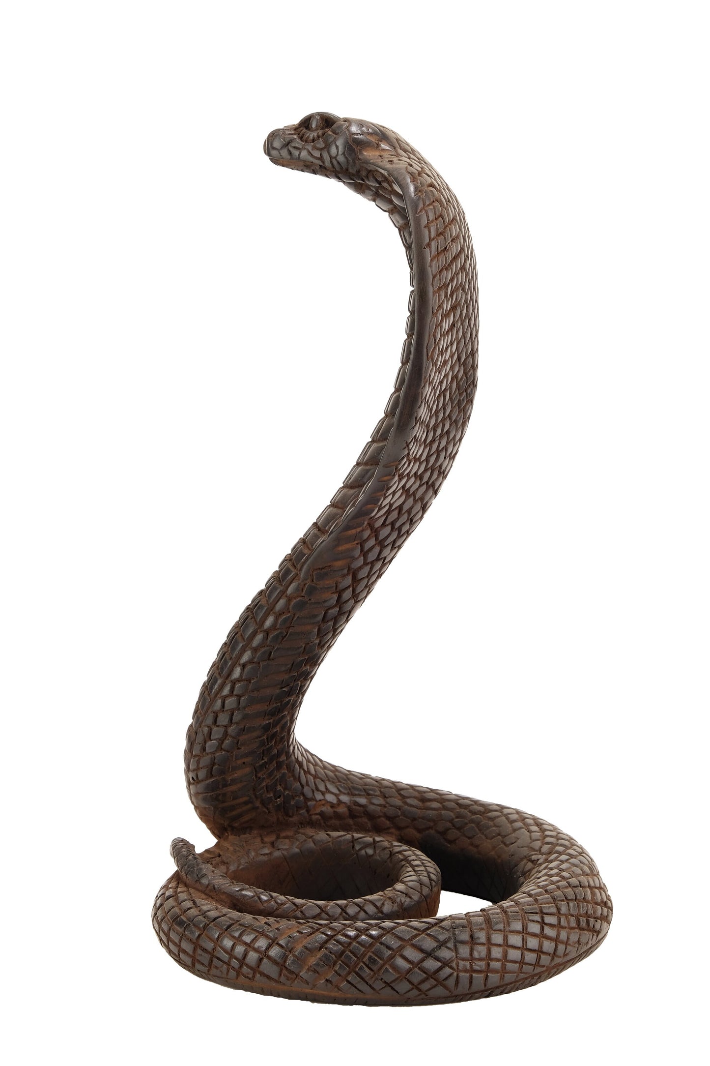 The mighty Uraeus - Ancient Egyptian Cobra - Replica Altar statue Flawlessly carved from polystone - Handmade in Egypt