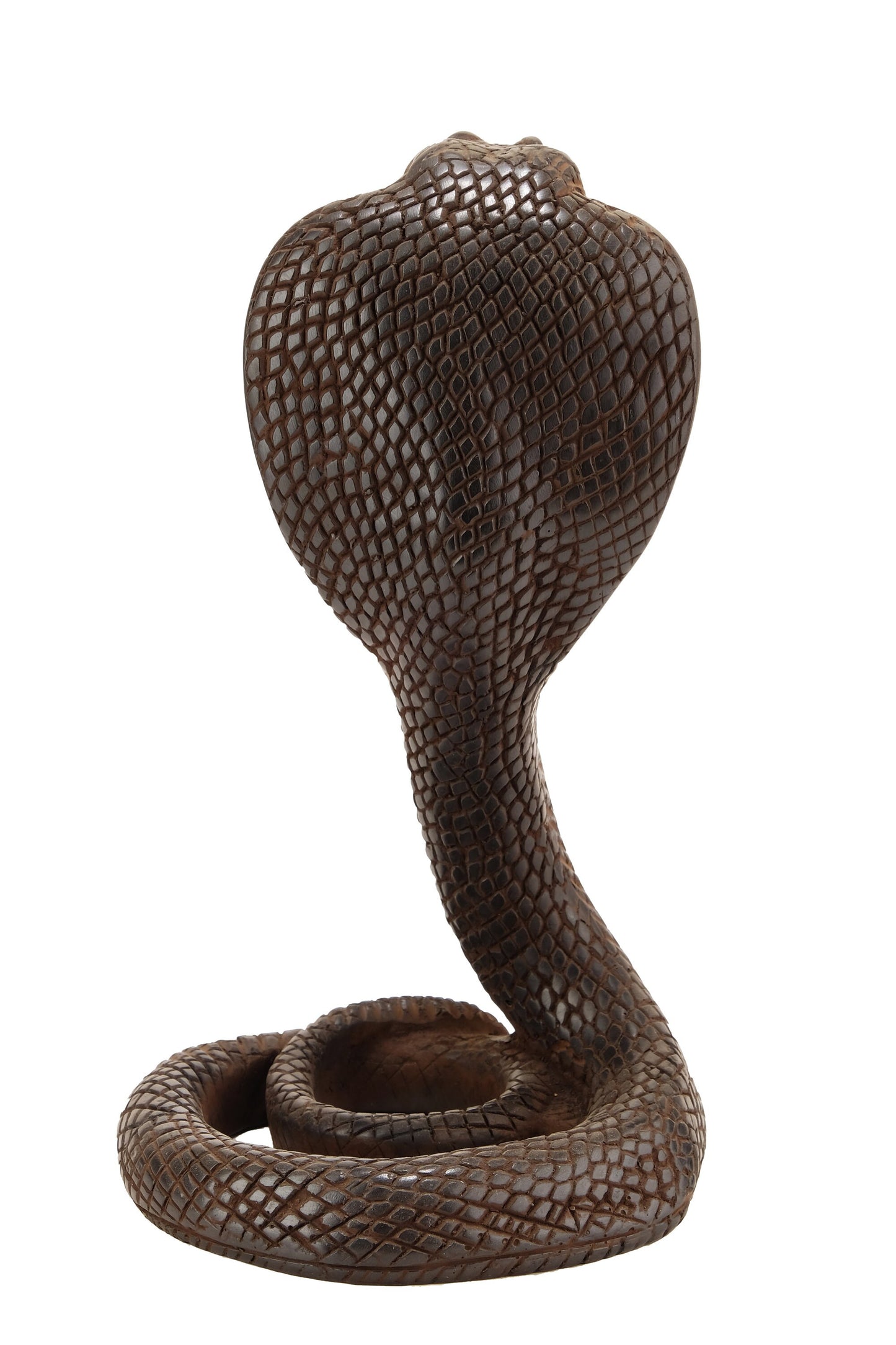 The mighty Uraeus - Ancient Egyptian Cobra - Replica Altar statue Flawlessly carved from polystone - Handmade in Egypt