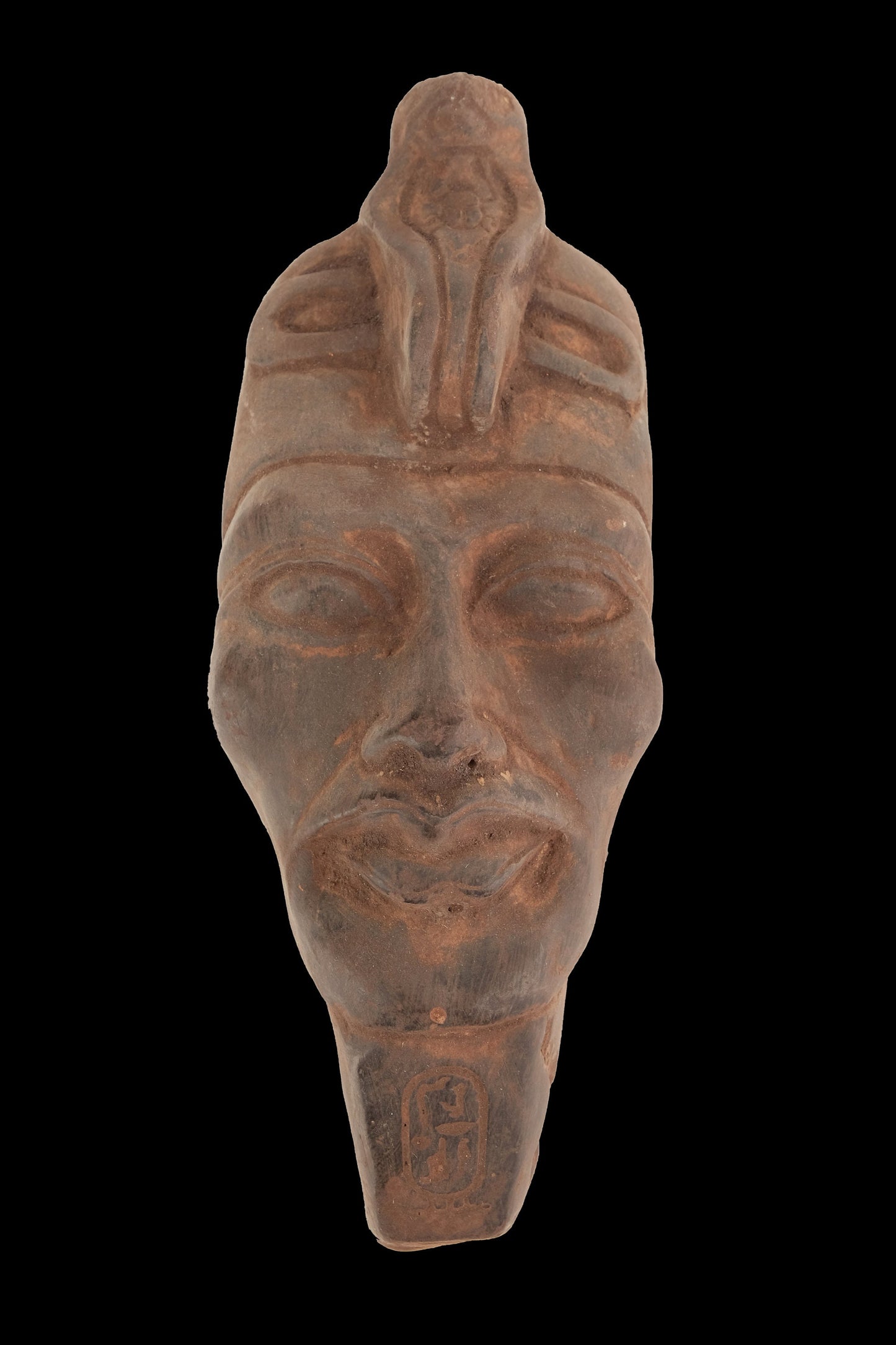 Ancient Egyptian head of King Akhenaten (Amenhotep IV) vintage piece hanging wall - Made in Egypt