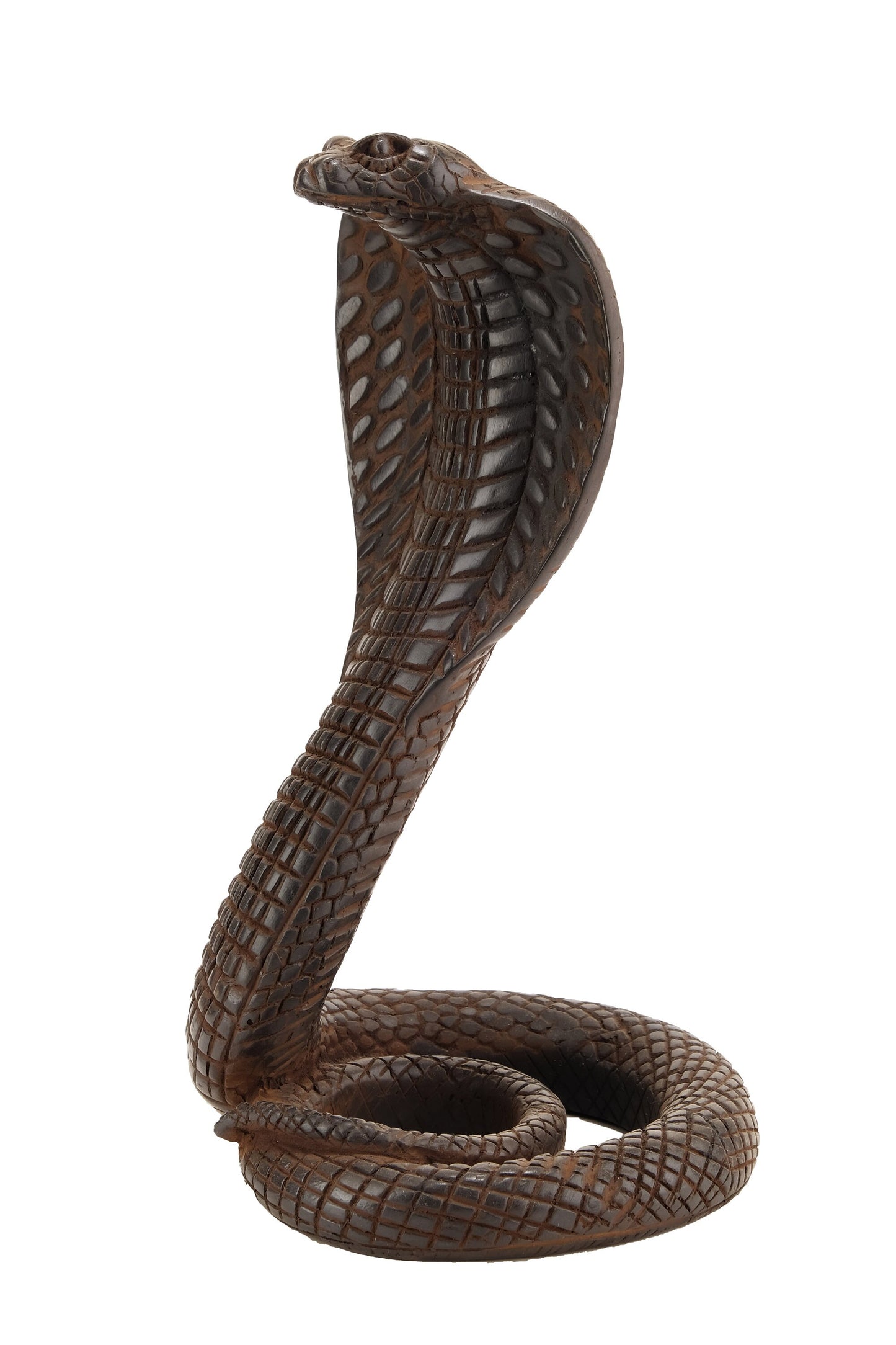 The mighty Uraeus - Ancient Egyptian Cobra - Replica Altar statue Flawlessly carved from polystone - Handmade in Egypt