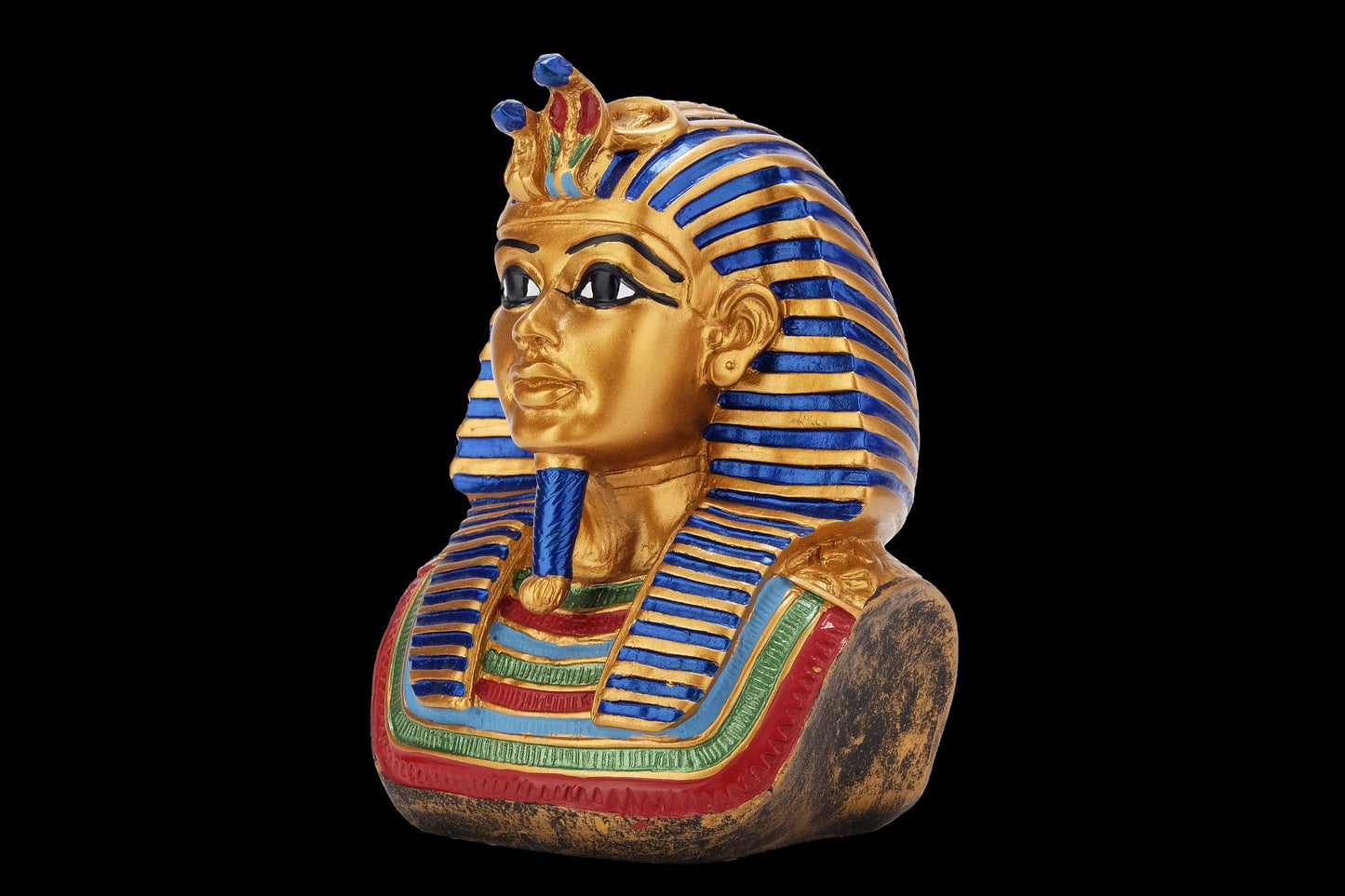 Unique ancient Egyptian statue of king Tutankhamun hand painted made in Egypt