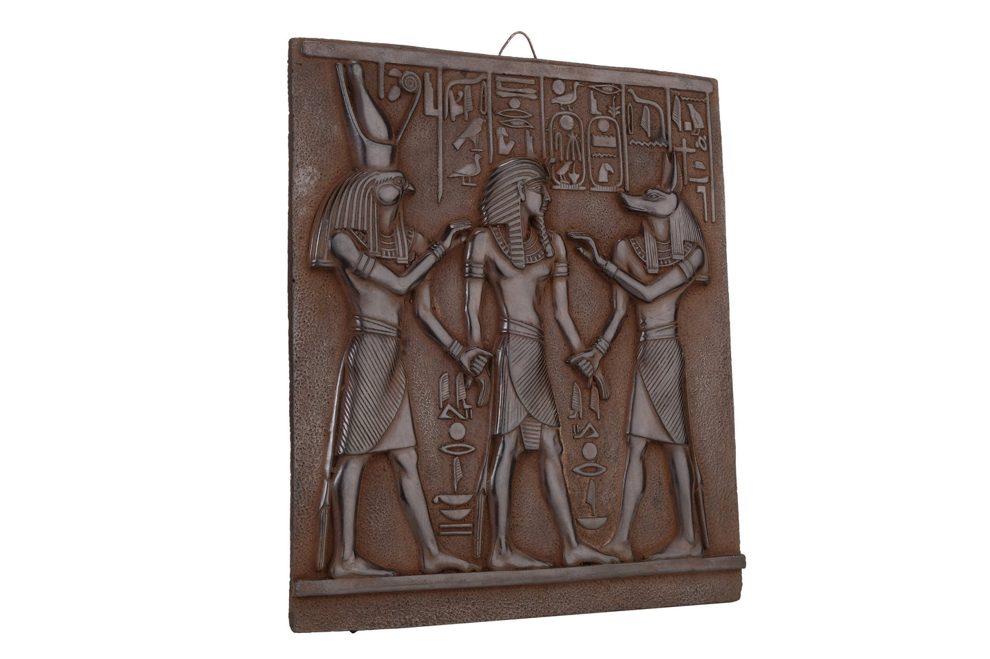 Wall hanging god Set and Horus Blessing Ramesses II (temple Abu Simbel) made in Egypt