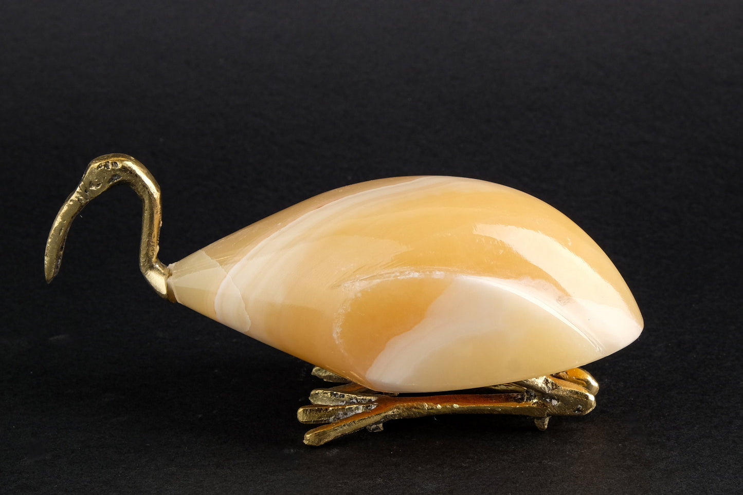 Thoth as The SACRED IBIS heavy Alabaster stone with Copper made in Egypt. He was depicted as an Ibis bird or a baboon