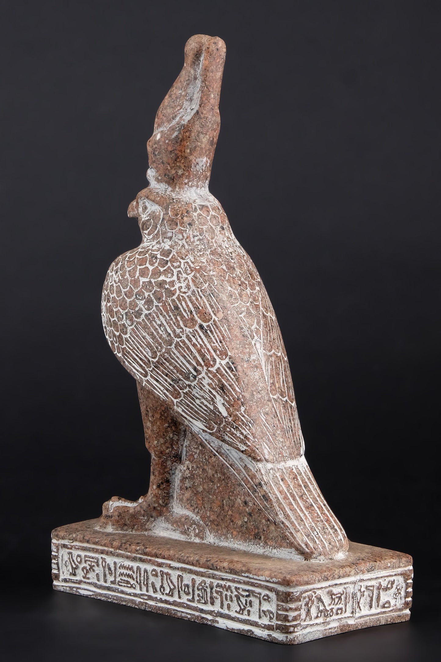 Ancient Egyptian Falcon Bird Horus statue granite stone - made in Egypt