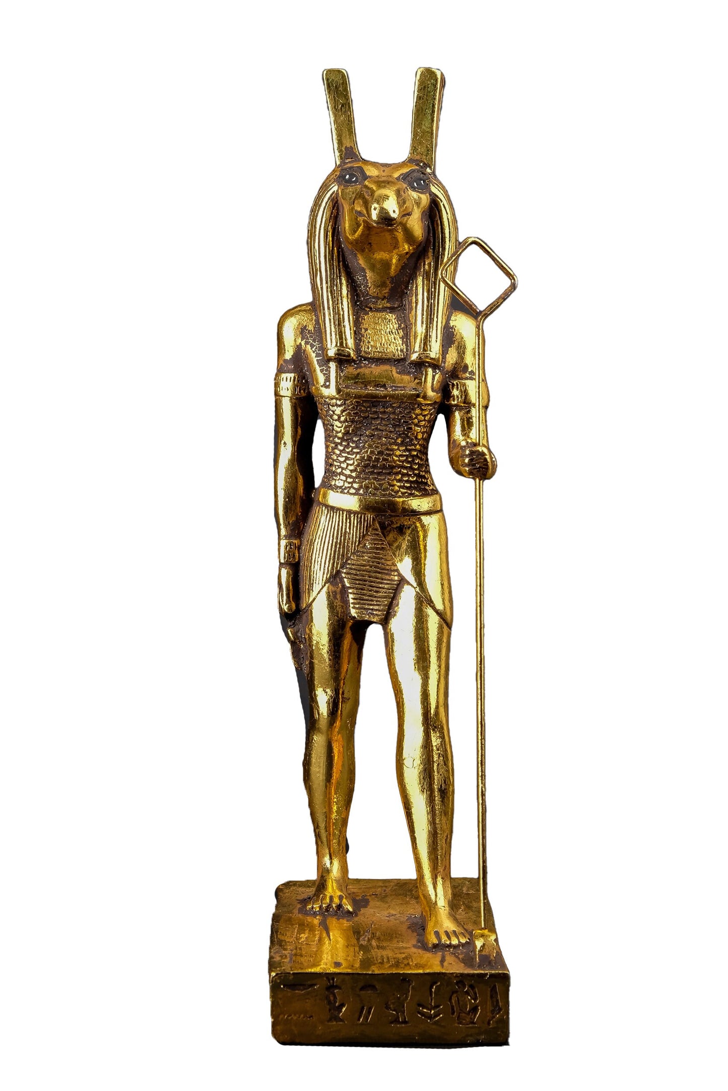Egyptian statue of Set (Seth) and Suetekh was the symbol of chaos, violence, deserts and storms he is the murderer of his brother Osiris