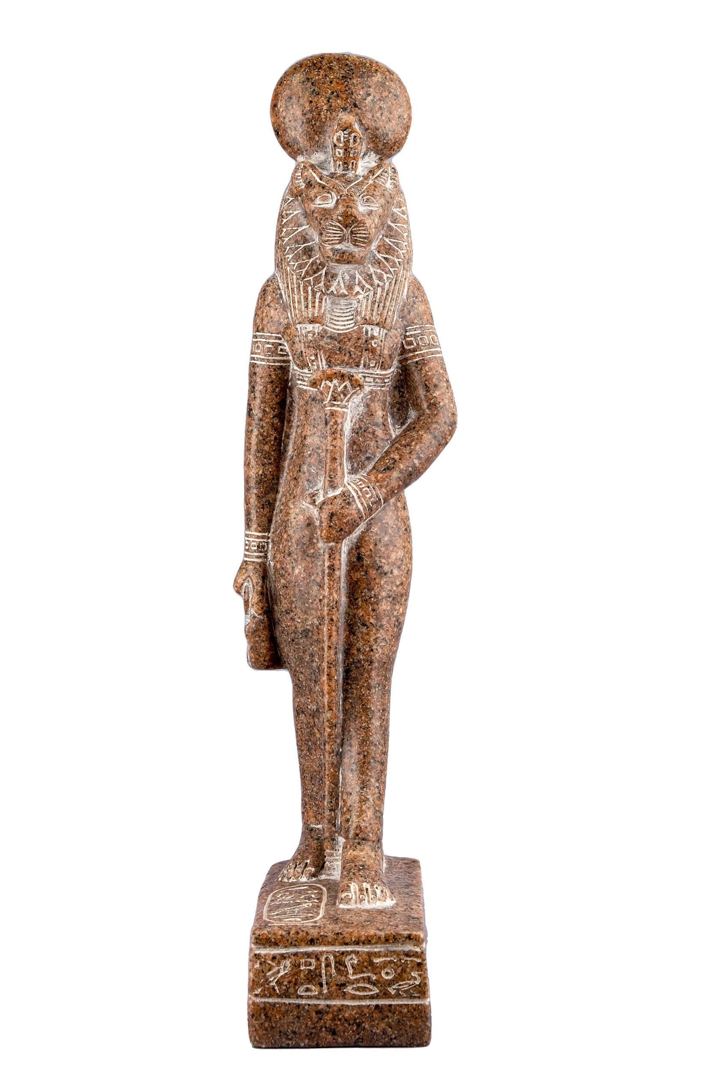 Ancient Egyptian statue of Sekhmet, also spelled of Sakhmet - made in Egypt