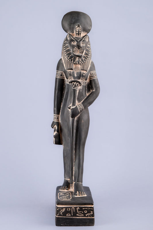 Ancient Egyptian statue of Sekhmet - made in Egypt.