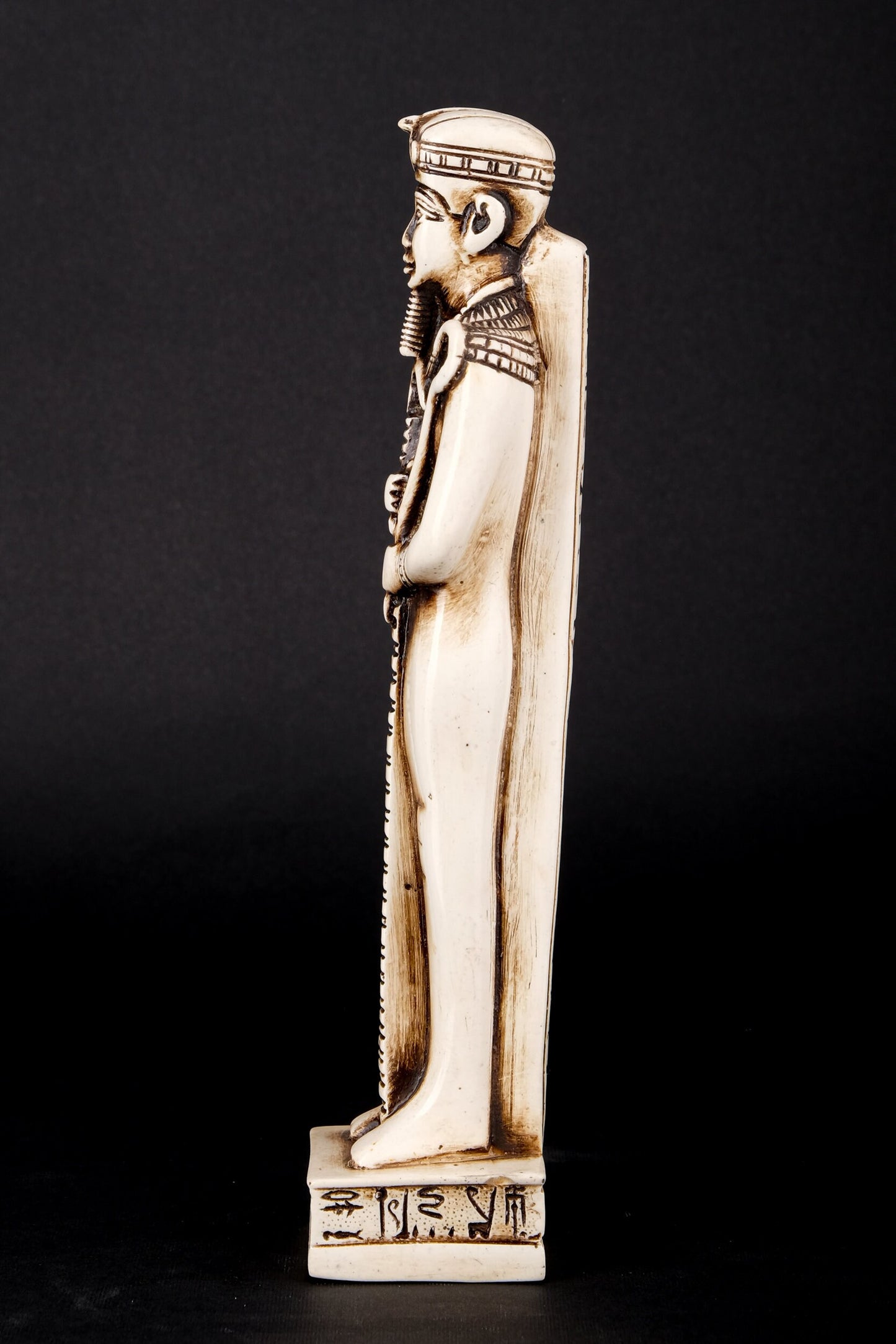 Ancient Egyptian statue of Khonsu the symbol of the moon - made in Egypt