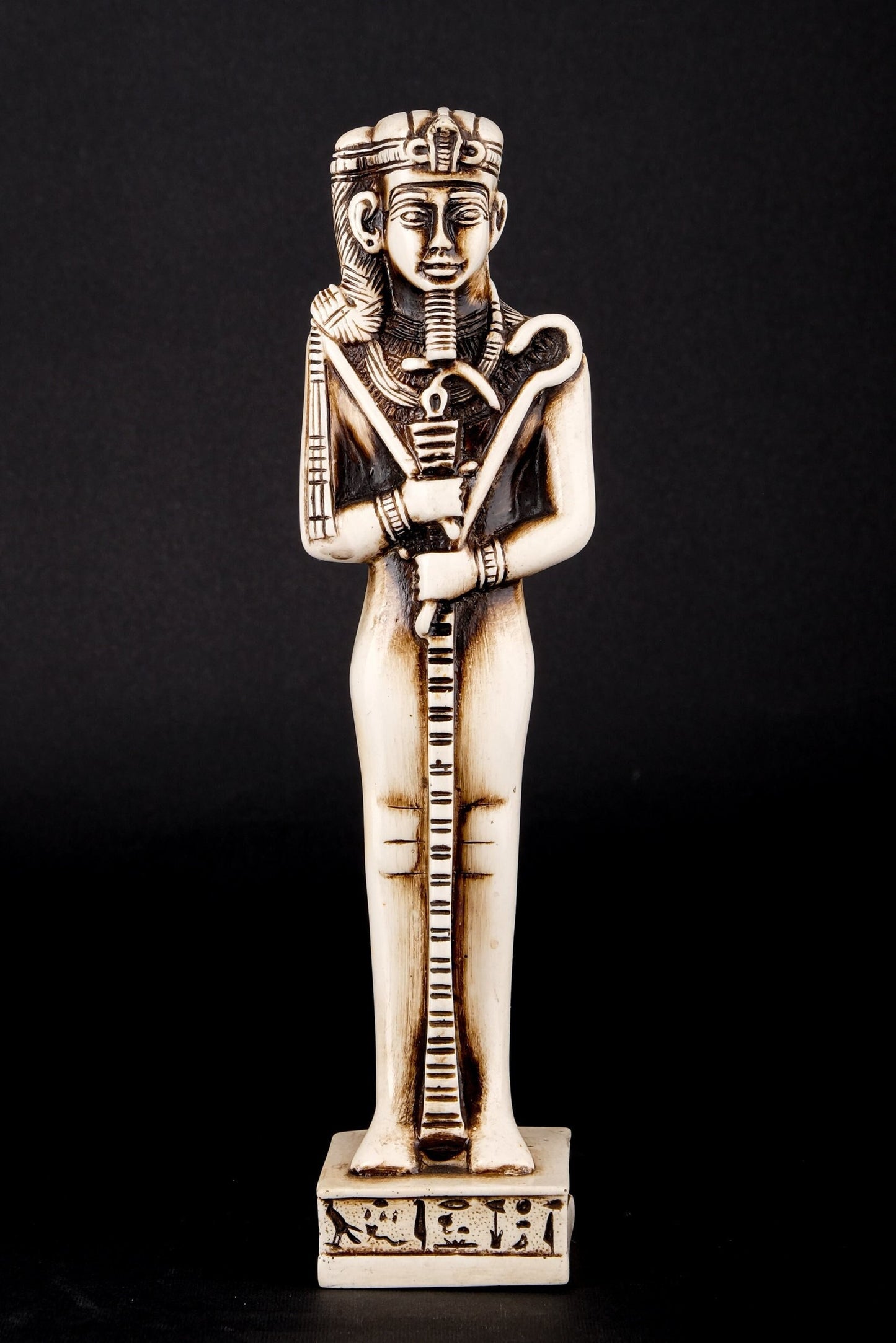 Ancient Egyptian statue of Khonsu the symbol of the moon - made in Egypt