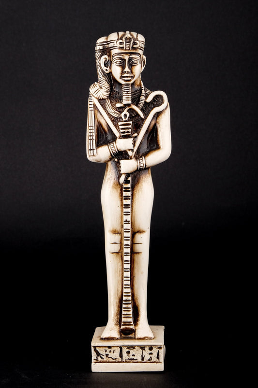 Ancient Egyptian statue of Khonsu the symbol of the moon - made in Egypt