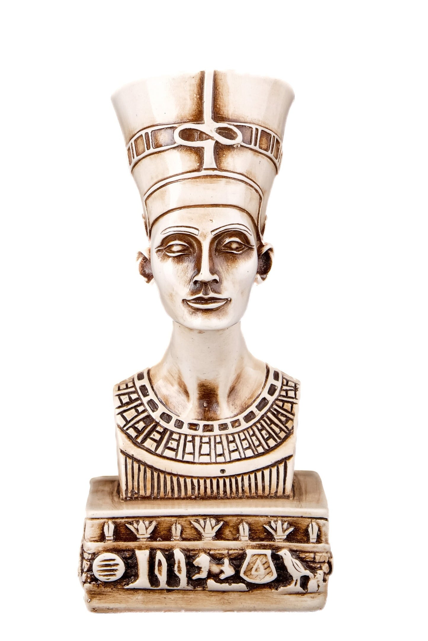 Statue of Egyptian Art Queen Nefertiti Bust Sculpture polystone made in Egypt